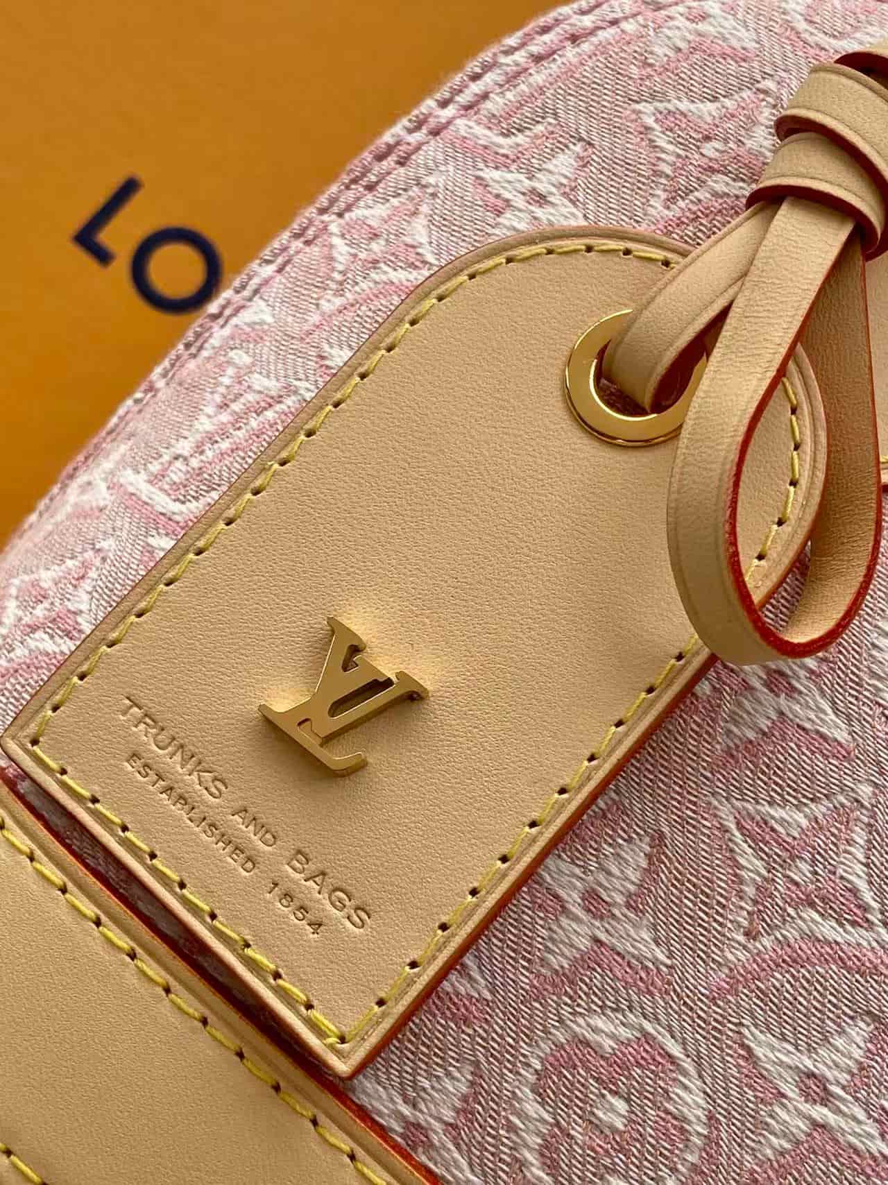 Louis Vuitton Alma BB Monogram Emblème Rose Ruban M2A378 High