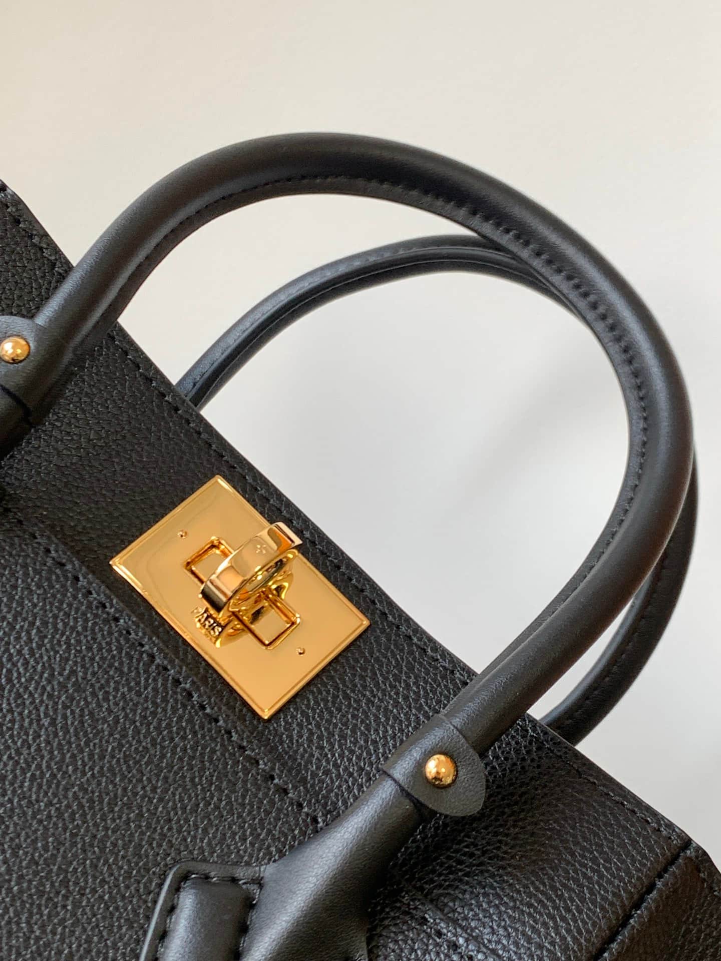 Louis Vuitton On My Side PM Black Monogram coated canvas and calf leather M57728 High