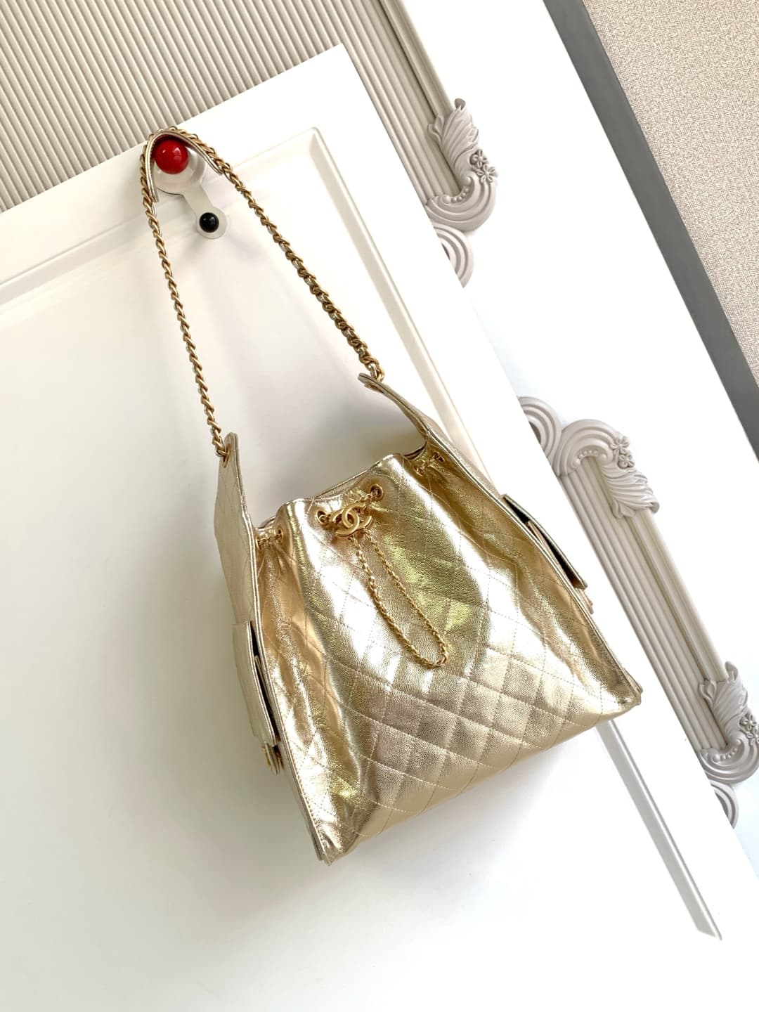 Chanel 25 Medium Hobo Medium handbag AS5311 Grained Calfskin & Gold-tone Metal Gold A
