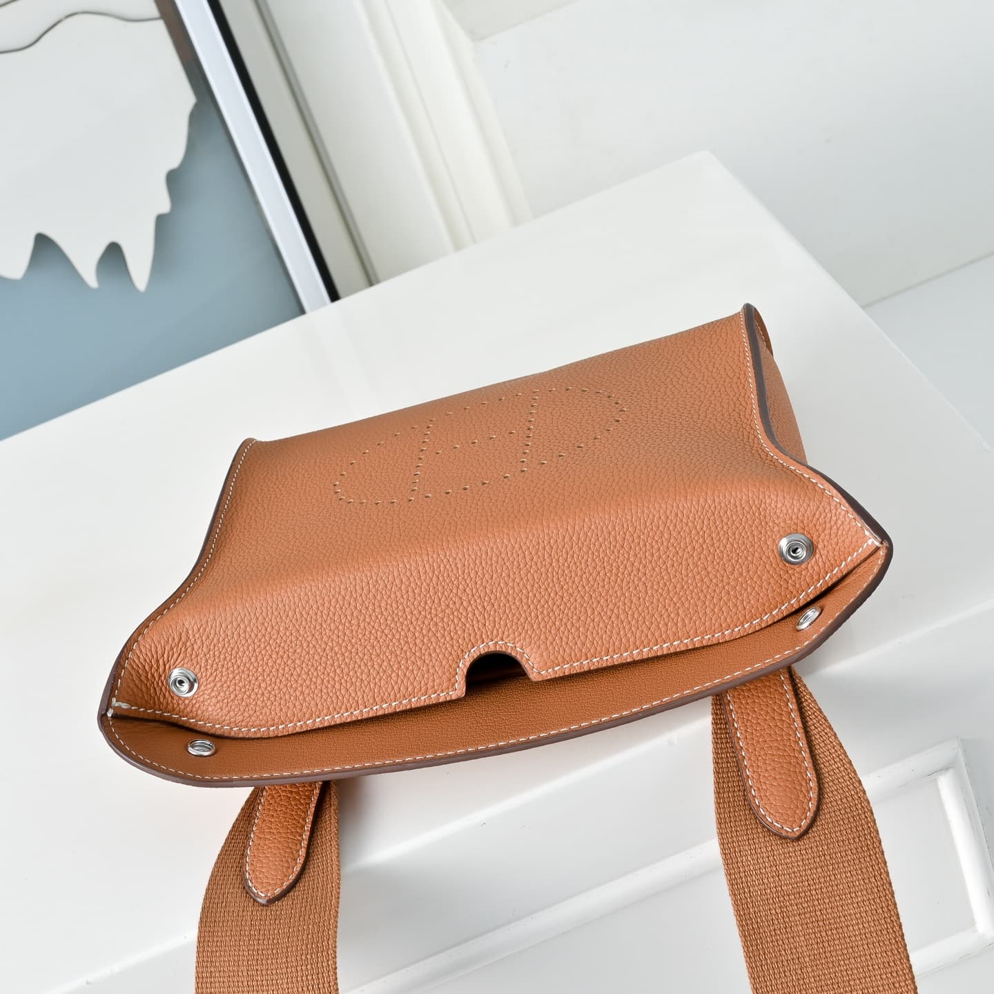 Hermès Videpoches Bag Togo Leather In Tan WAX High