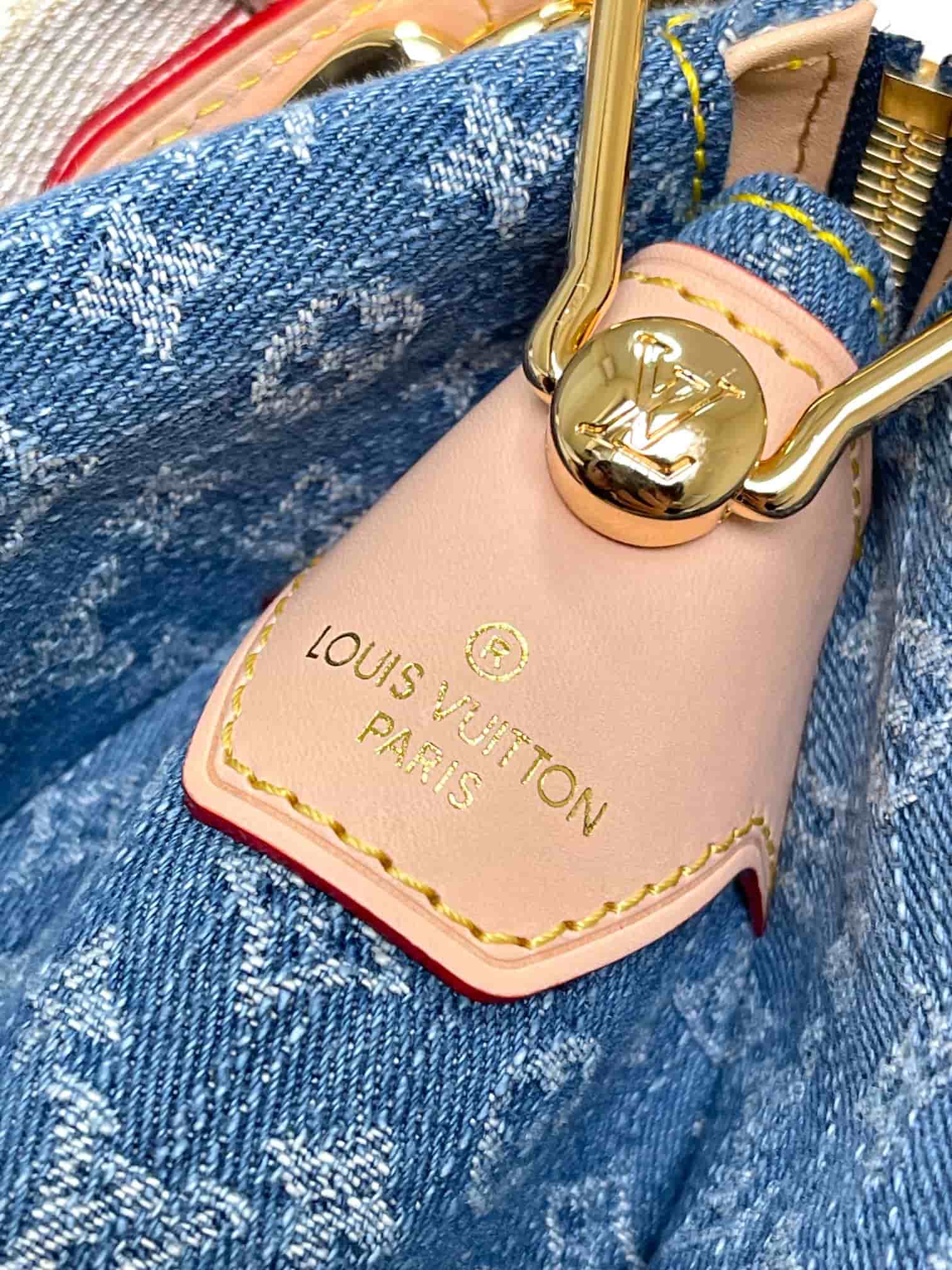 Louis Vuitton Coussin PM Monogram Denim in Navy Blue M24564 High