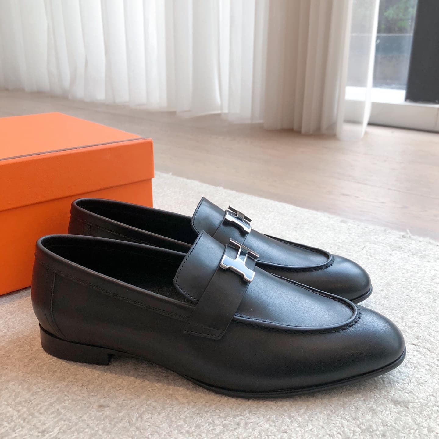 Hermes Paris loafer Shoes Women