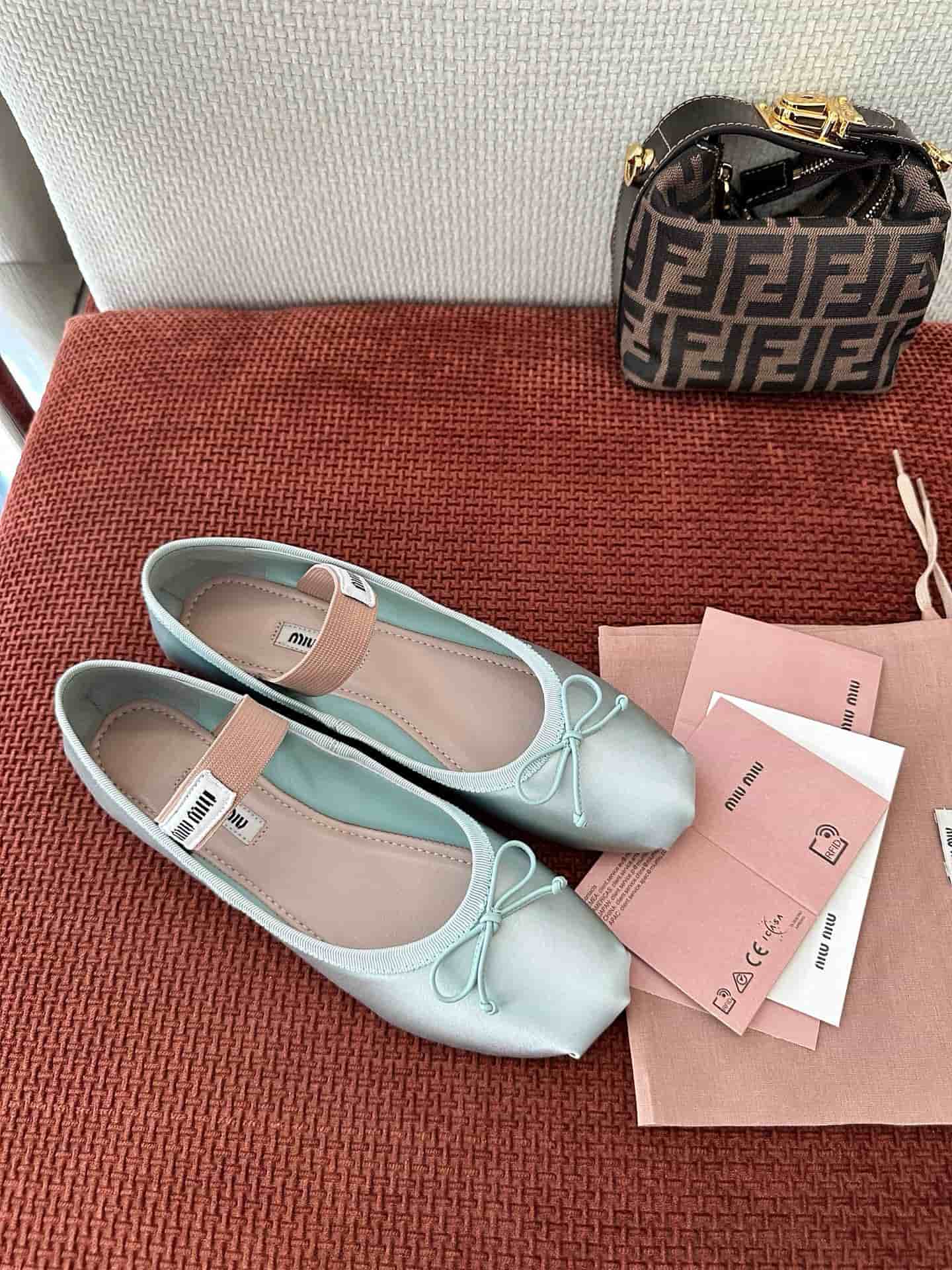 Miu Miu Ballet Flat Shoes Women