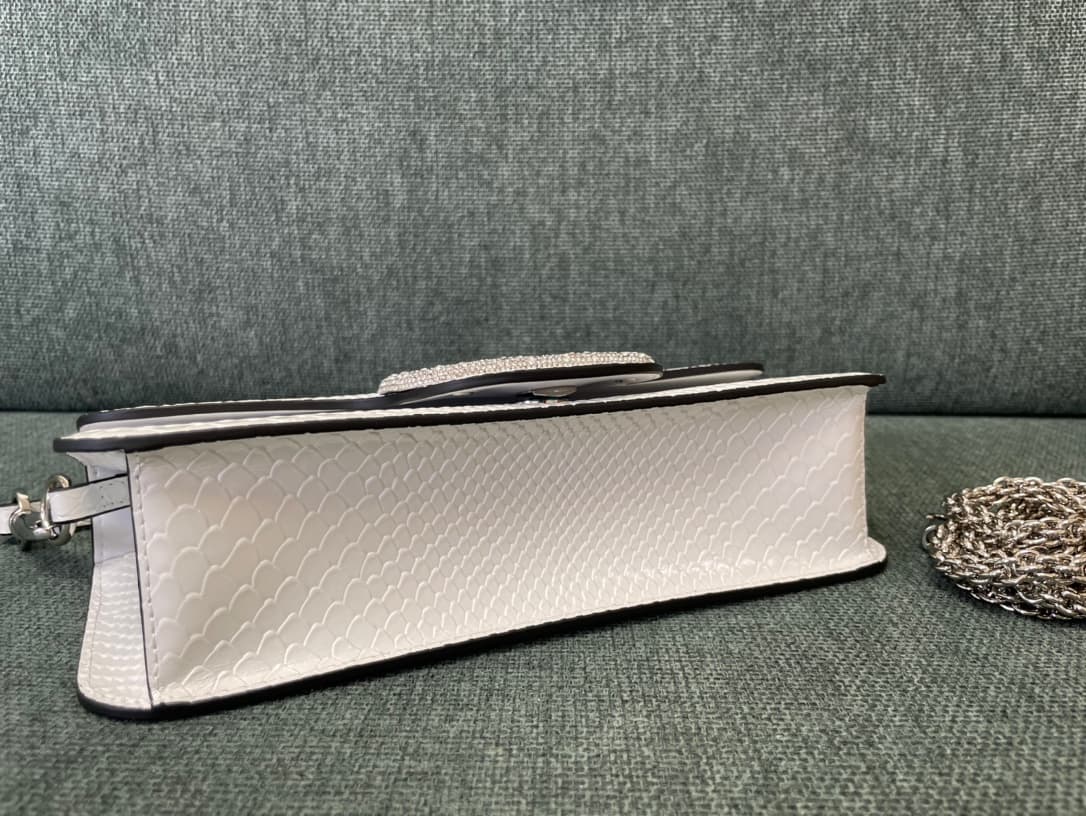 Valentino Garavani MINILOC small shoulder bag 1133S Calfskin White High