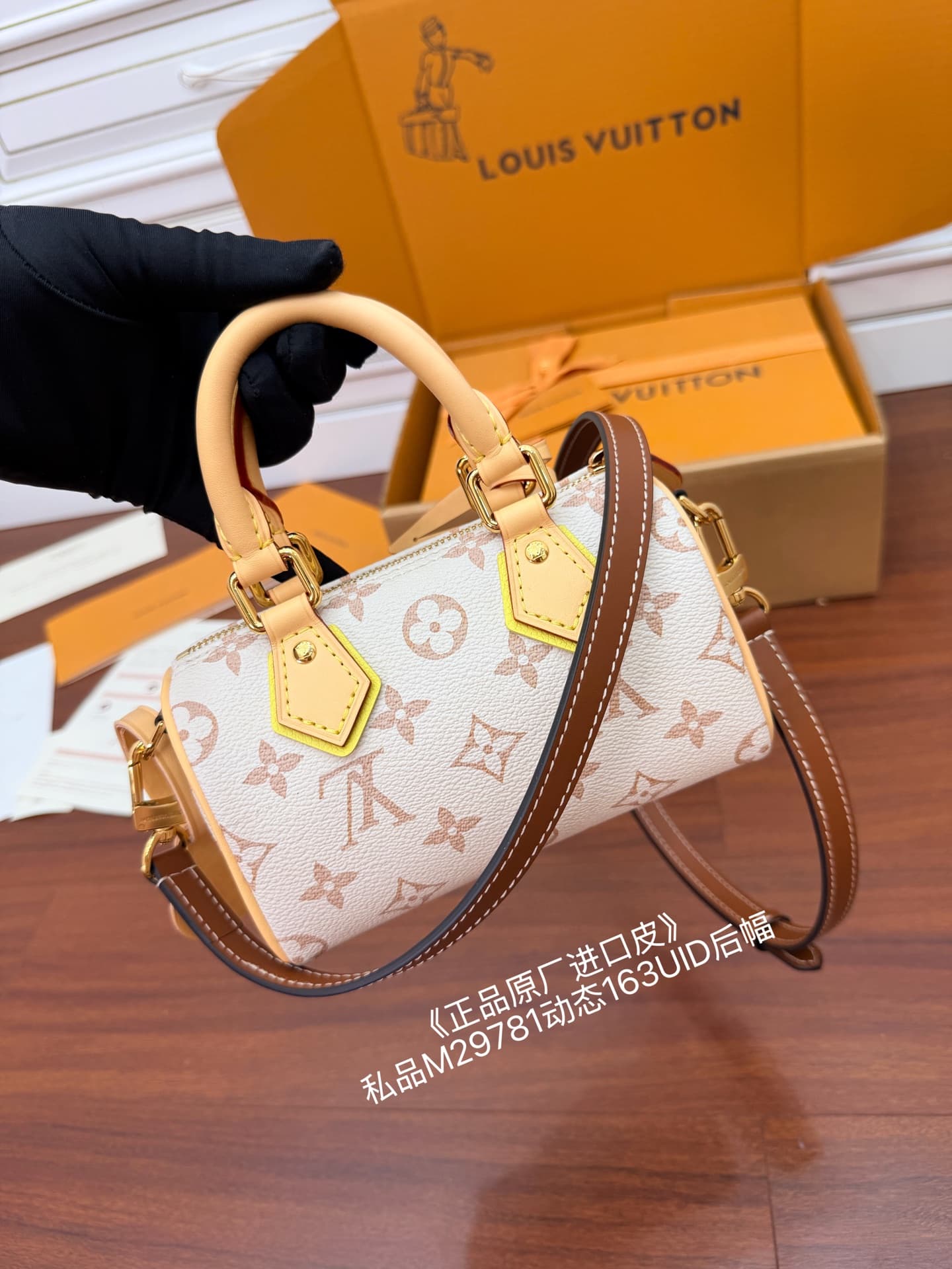 Louis Vuitton Nano Speedy Monogram Dune Coated canvas M29781 TOP