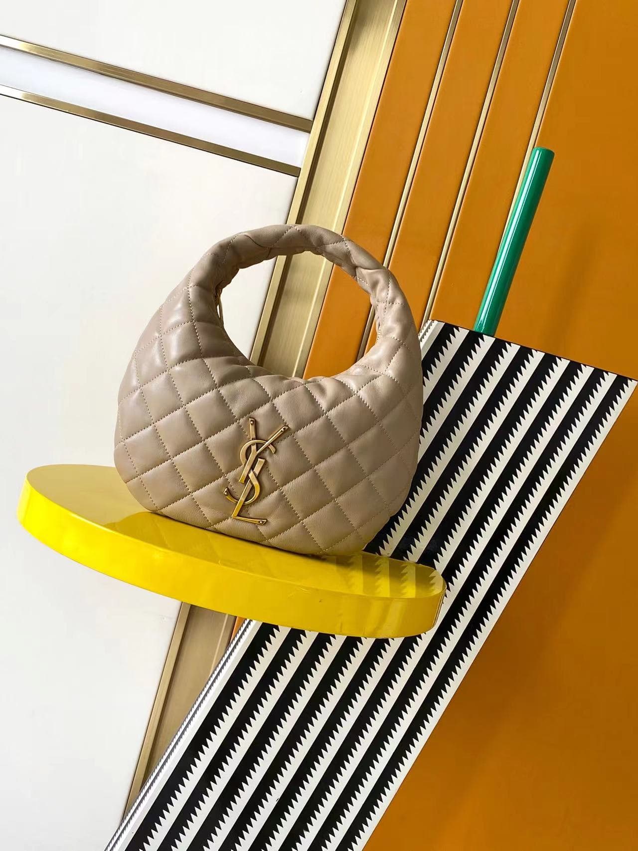 ICARINO in quilted nappa DARK BEIGE High