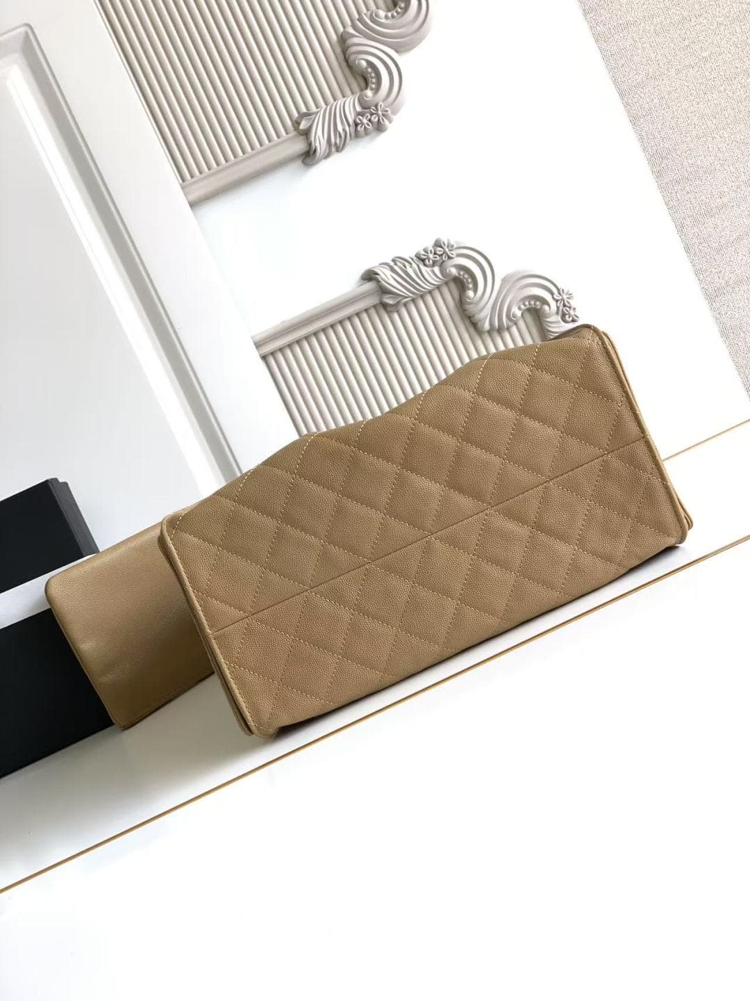 Chanel 25 Medium Hobo Medium handbag AS5311 Grained Calfskin & Gold-tone Metal Dark Beige A