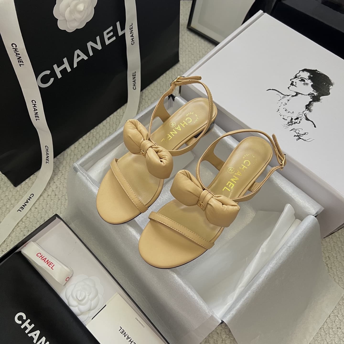 Chanel Sandal Shoes Low Women
