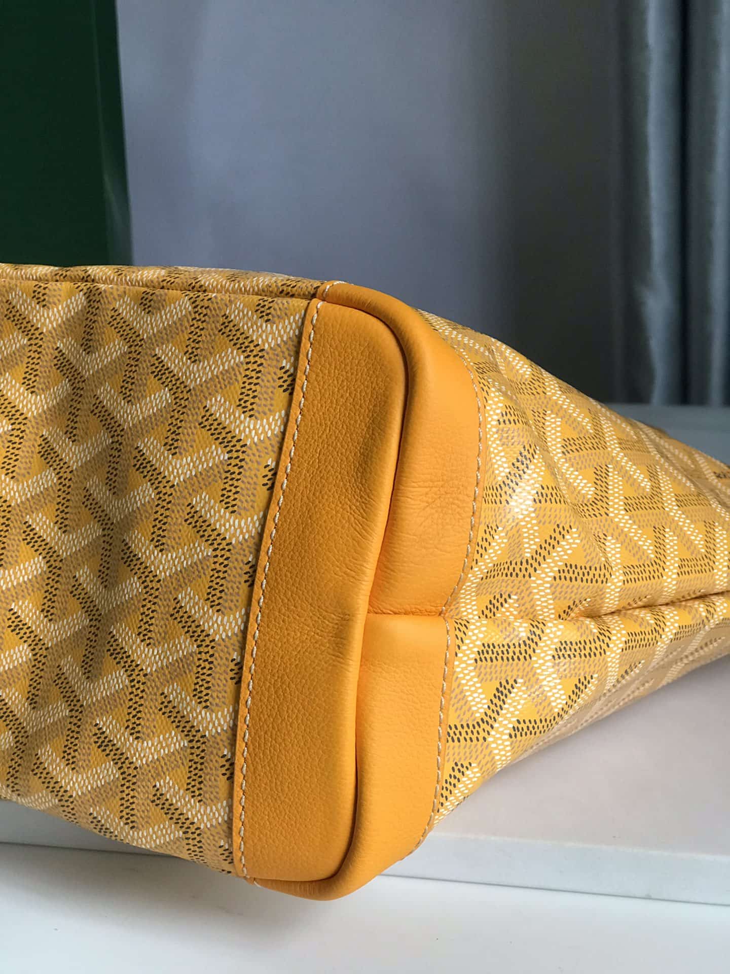 ARTOIS PM BAG Goyardine Canvas & Chevroches Calfskin Yellow High