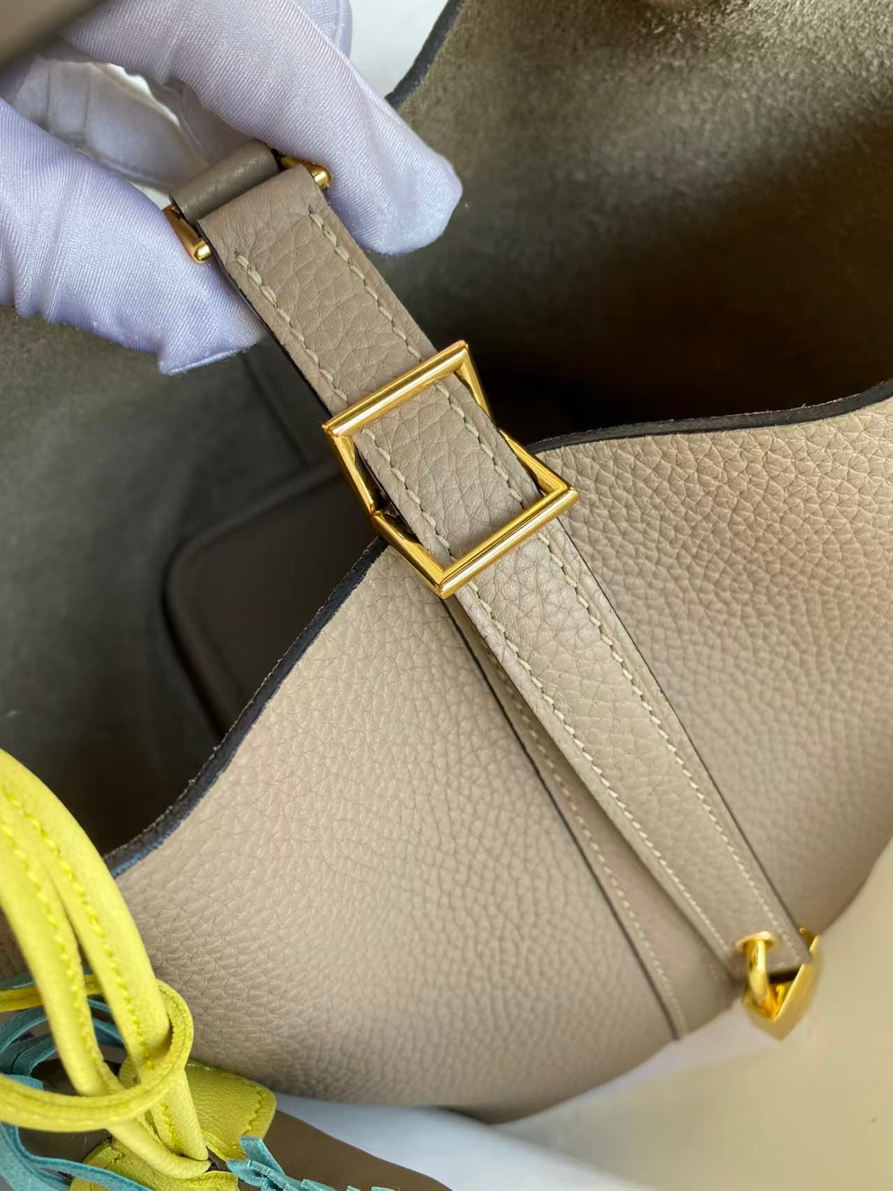 Hermes Picotin Lock 18/22 Bag Togo Leather In Trench-Gold WAX High