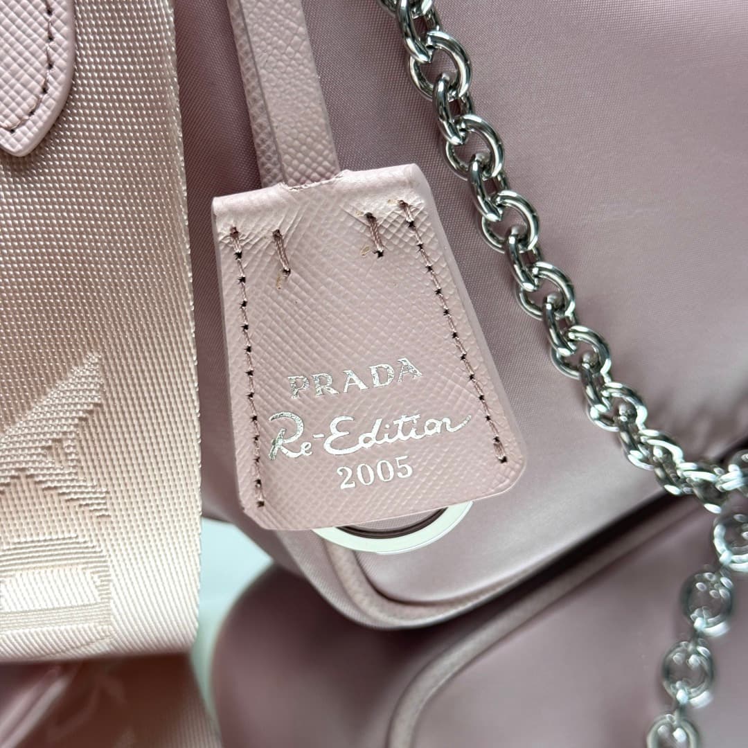 Prada Re-Edition 2005 Nylon bag 1BH204 Pink High