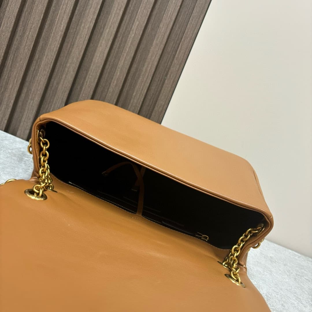 Saint Laurent Jamie 4.3 Shoulder Bag in Brown Leather 763475 High