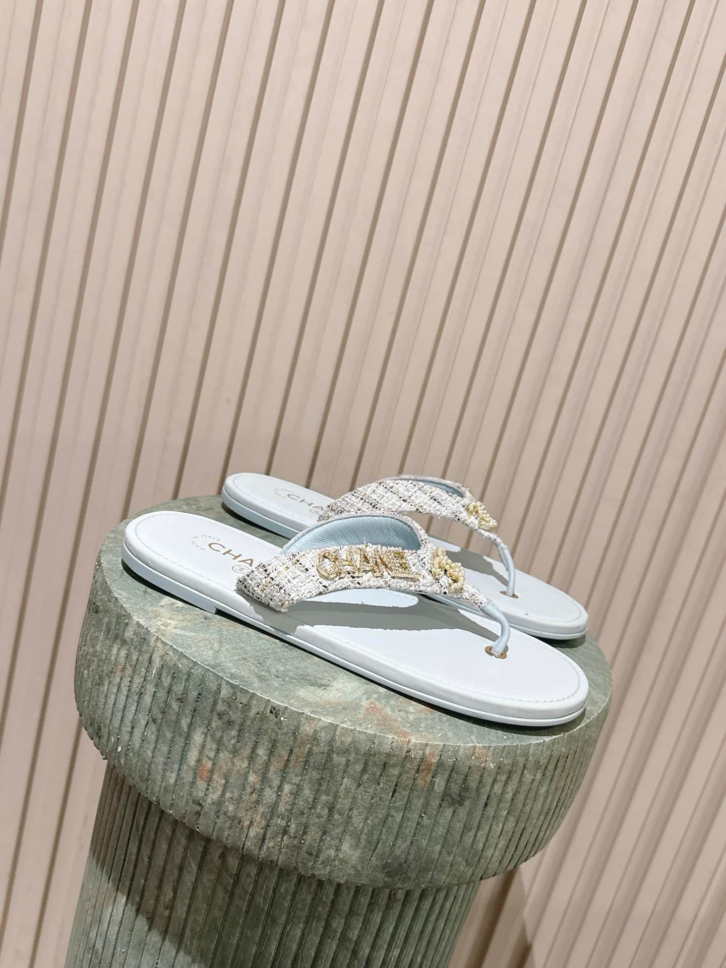 Chanel Thong Sandal Shoes Women