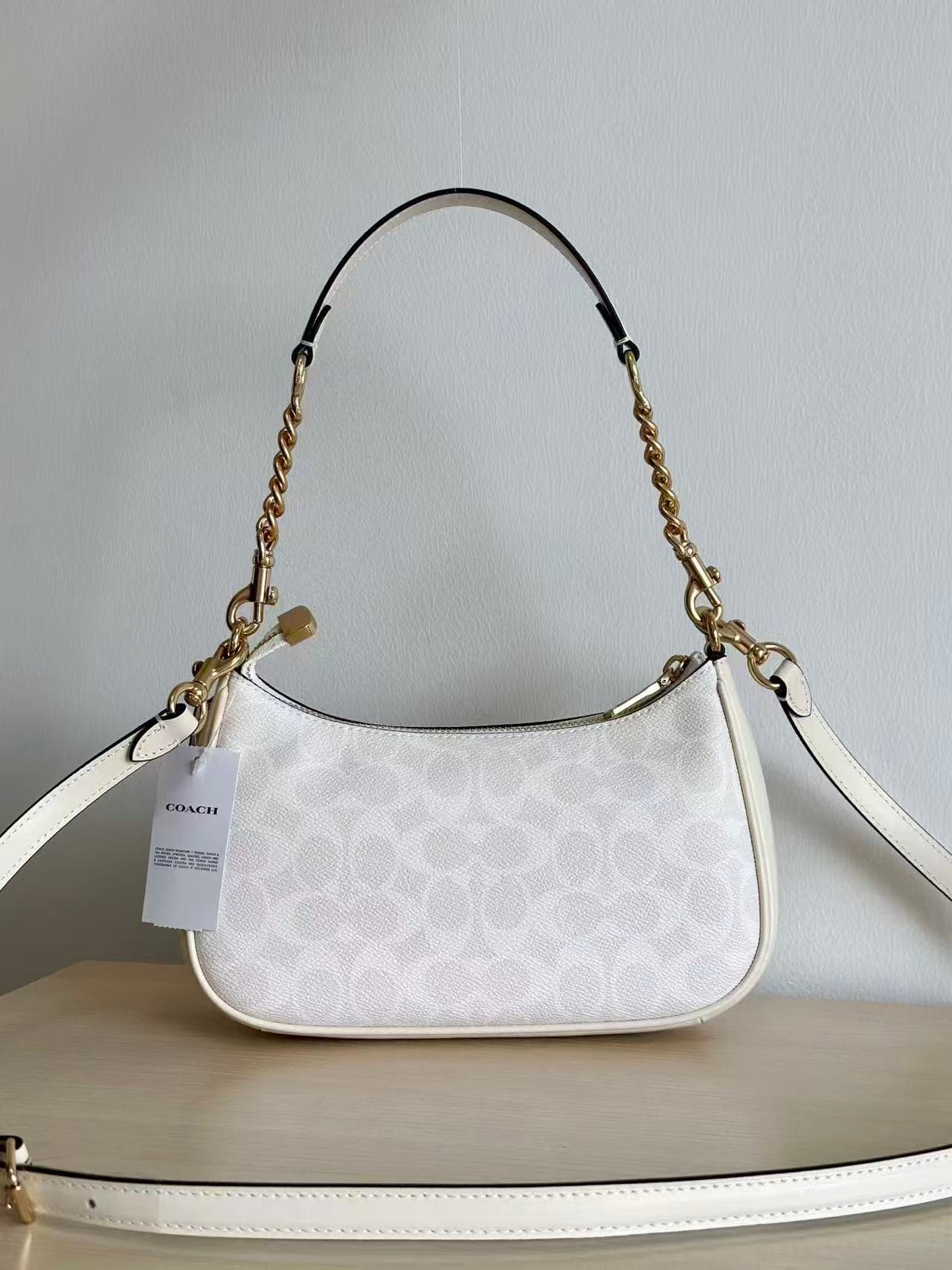 Coach Outlet Teri Signature Canvas Shoulder Bag  High