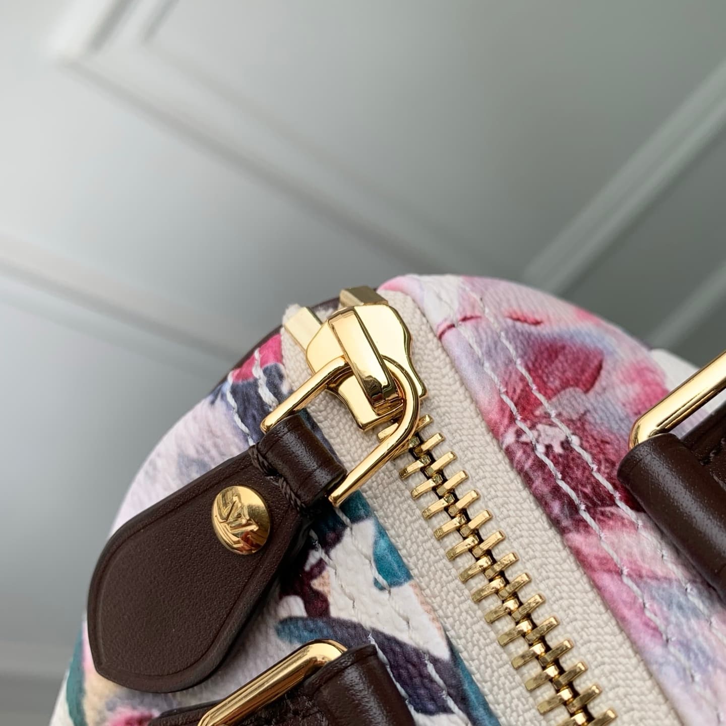 Louis Vuitton Nano Speedy Monogram Dune Coated canvas M29149 High