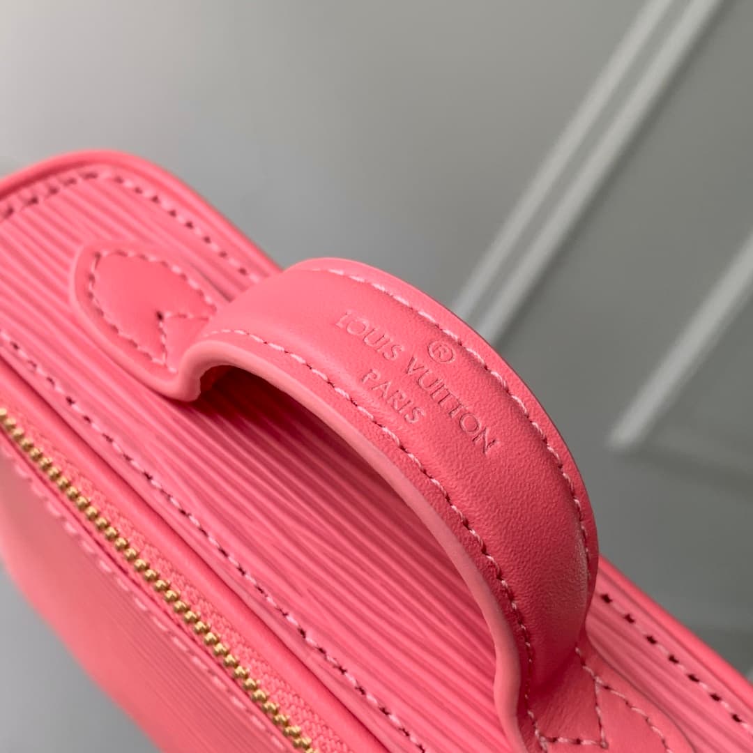 Louis Vuitton Nice Beauty cosmetic bag Epi leather M25690 pink high
