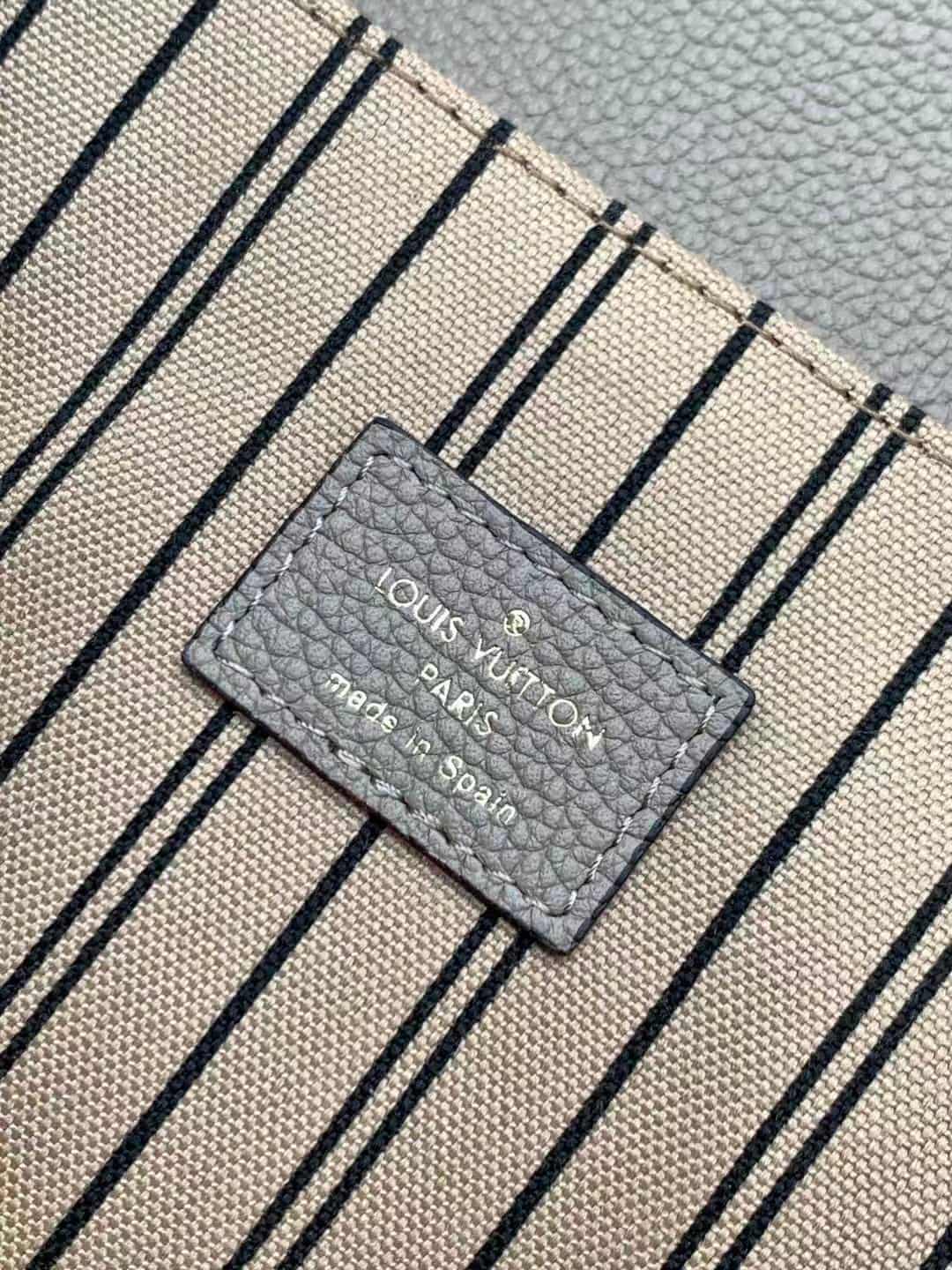 Louis Vuitton Pochette Métis Tourterelle Grey Monogram Empreinte embossed supple grained cowhide leather M44881 TOP
