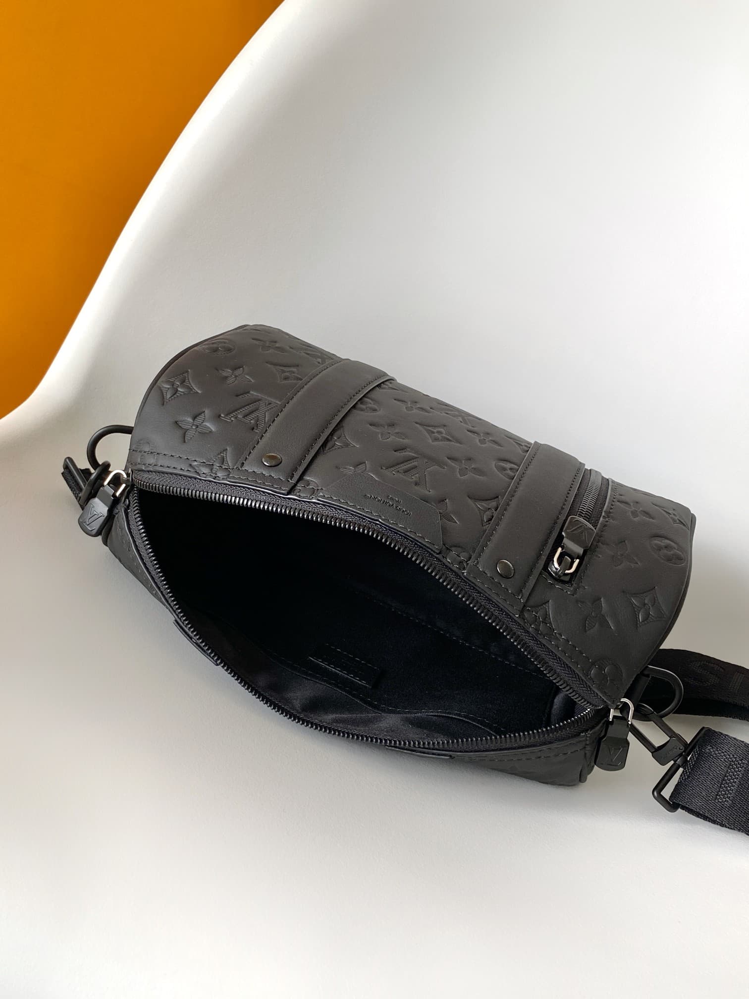Louis Vuitton City Keepall Black Monogram Shadow calf leather M26750 High