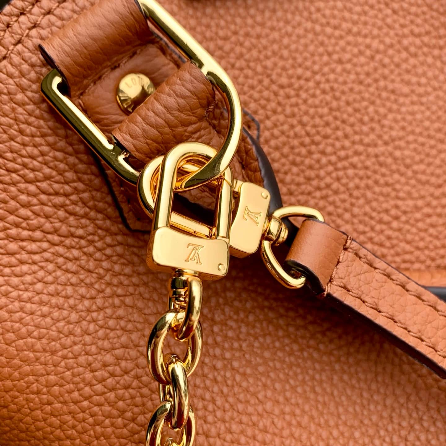 Louis Vuitton Alma Trunk BB Tan Calfskin leather M29091 High