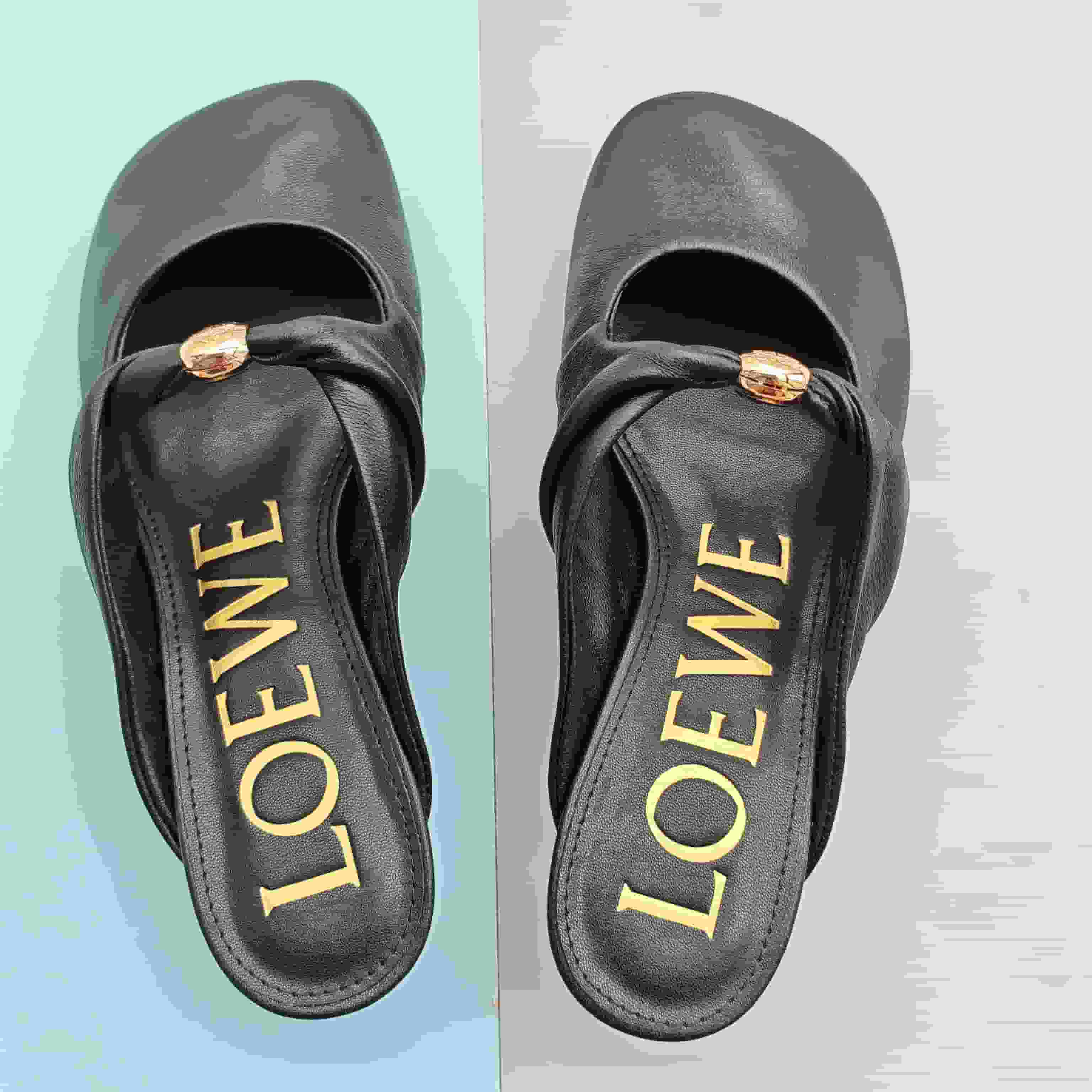 LOEWE Pebble Soft mule in nappa