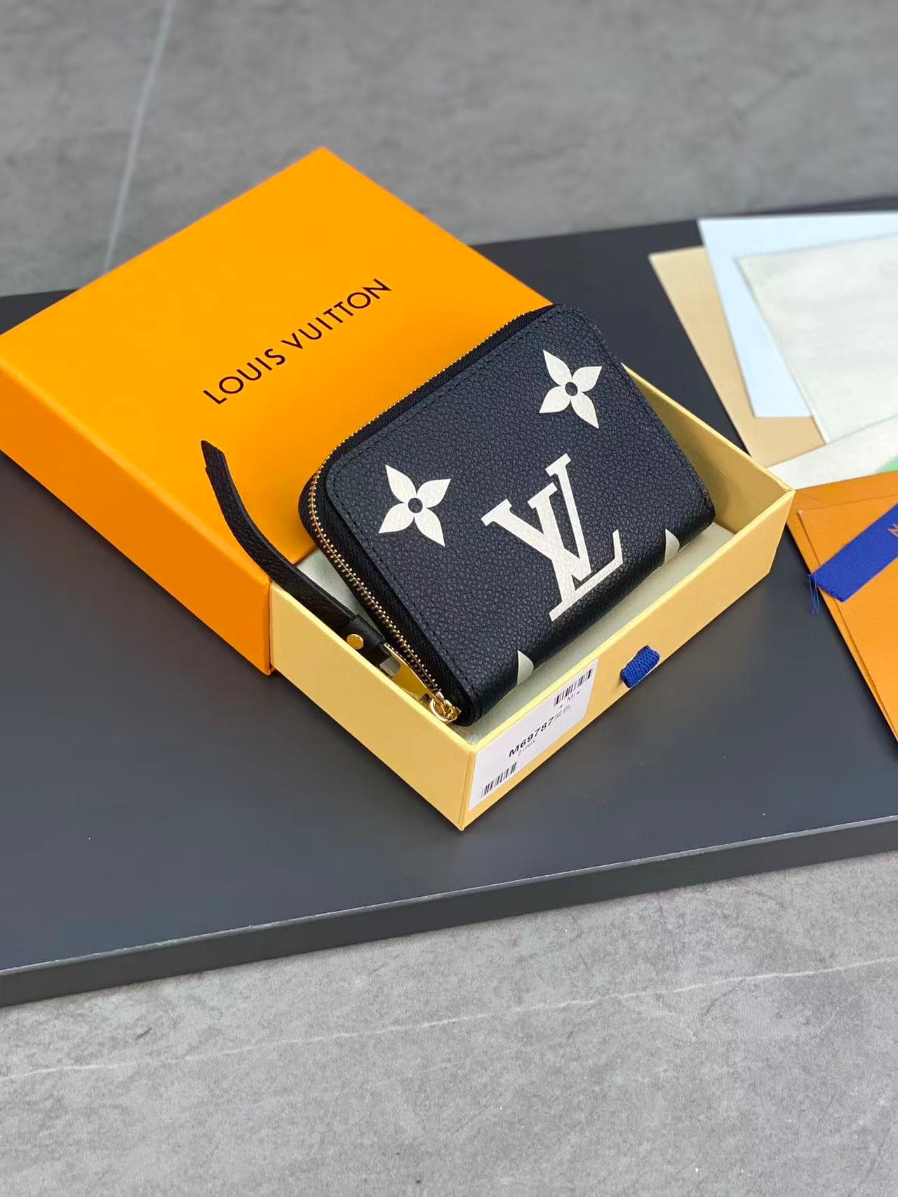 Louis Vuitton ZIPPY COIN PURSE Monogram Empreinte M69797 Black High