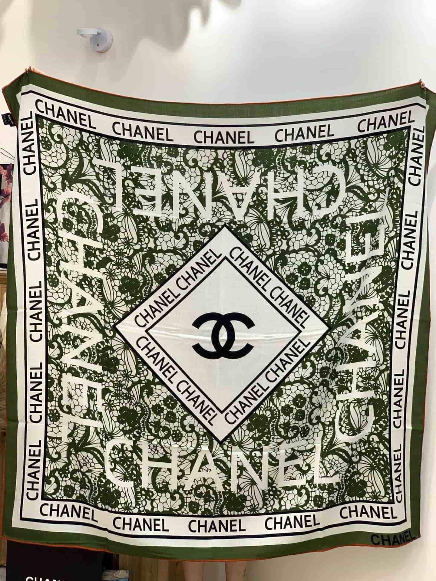 Chanel silk scarf