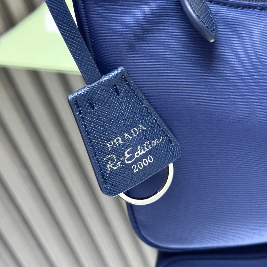 Prada Re-Nylon Re-Edition 2000 mini-bag Royal Blue Recycled Polyamide 1NE515 High