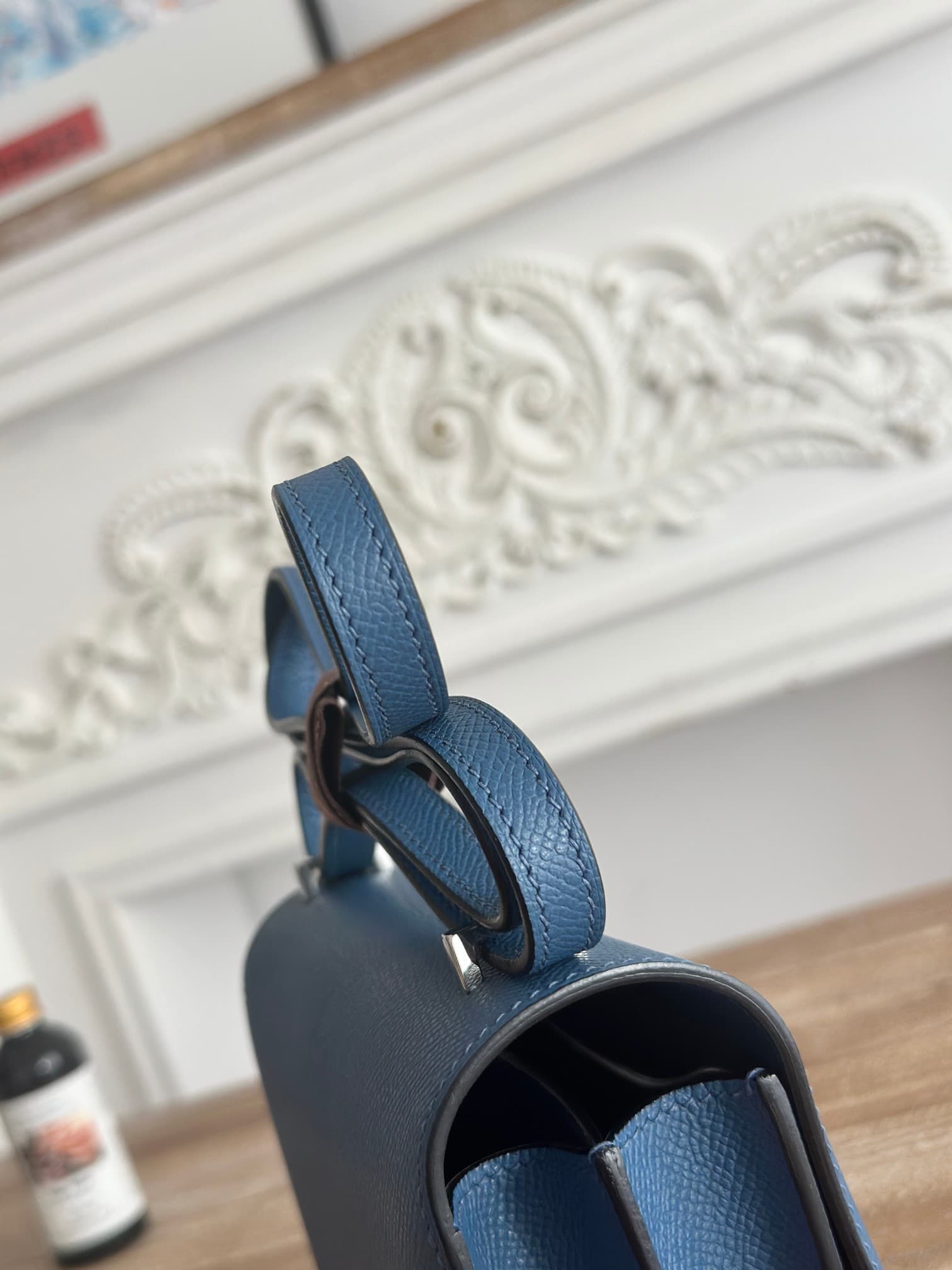 Hermes Mini Constance 18cm Epsom Bag WAX Deep Bleu High
