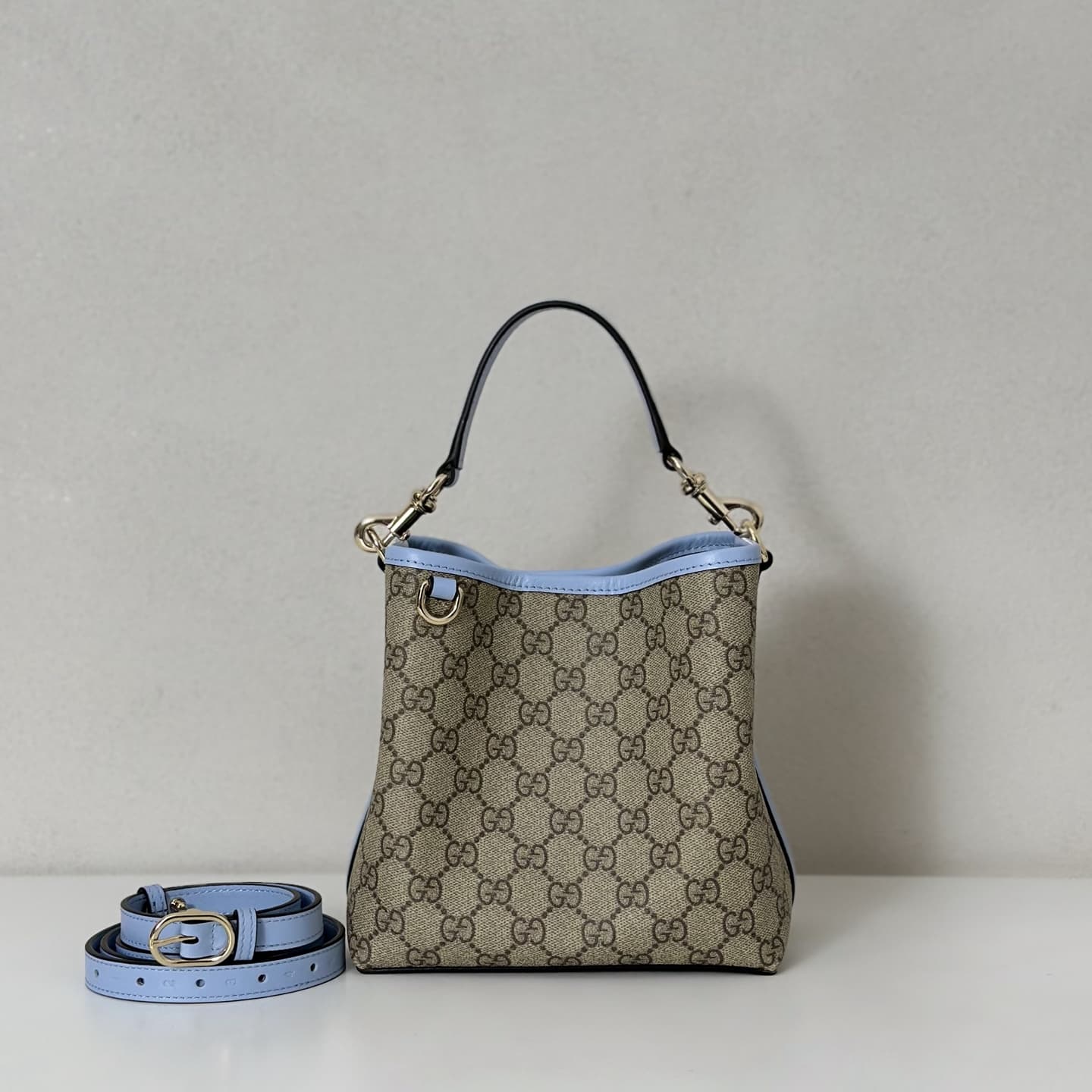 Gucci GG Emblem small bucket bag 815118 High