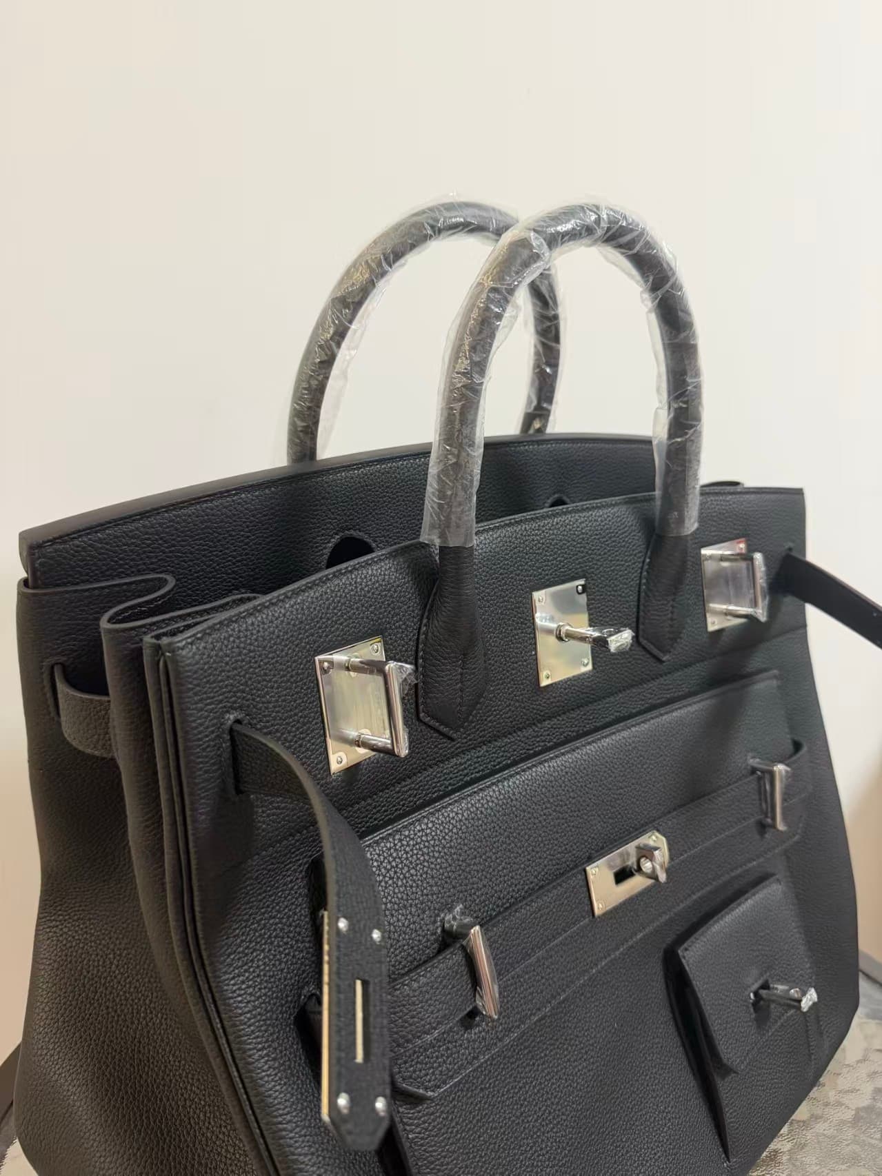 Hermès Birkin HAC 40/50 Multipocket Bag Togo Leather WAX High
