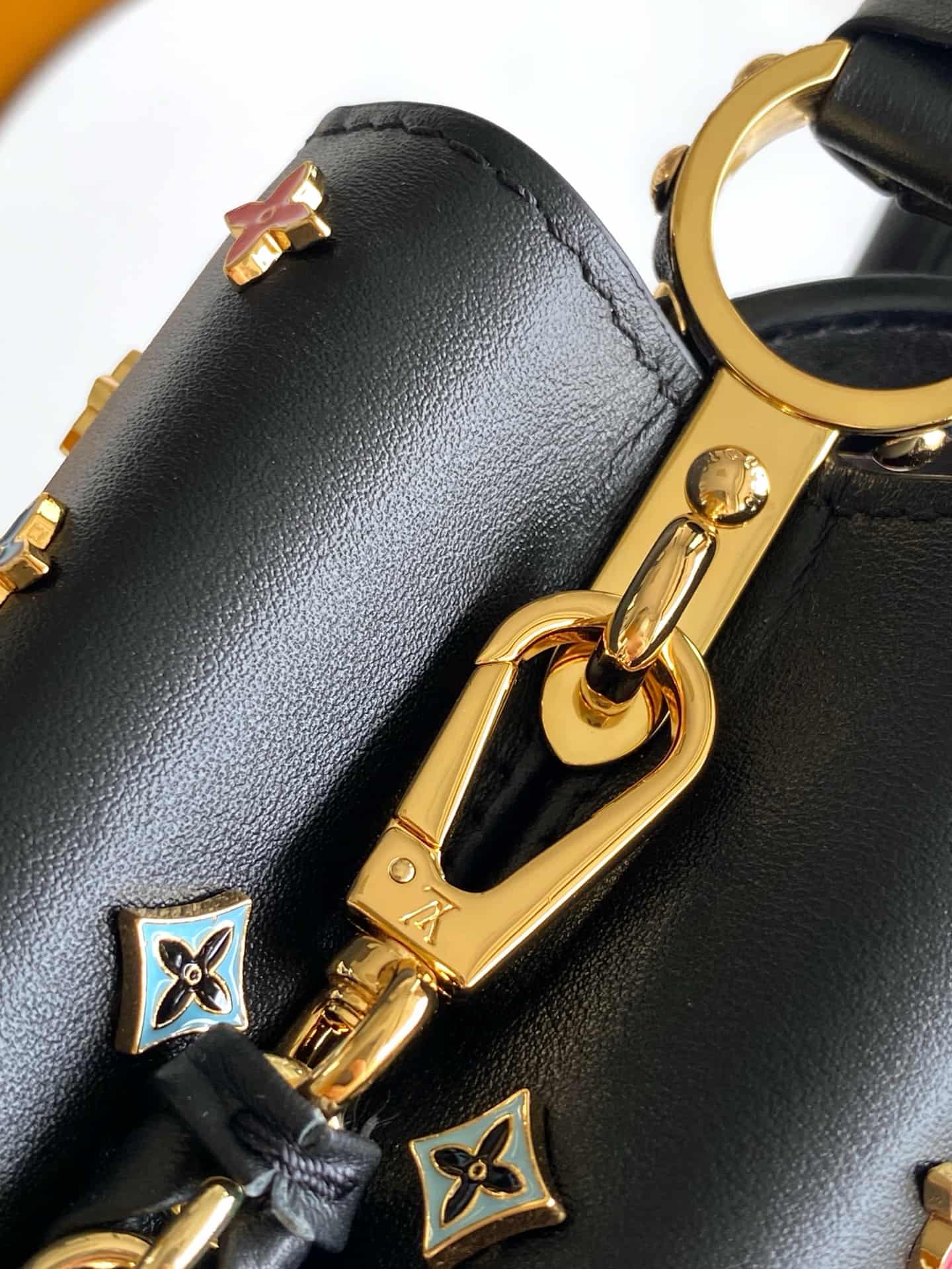Louis Vuitton x TM Capucines Mini Black Cowhide leather M27637 TOP