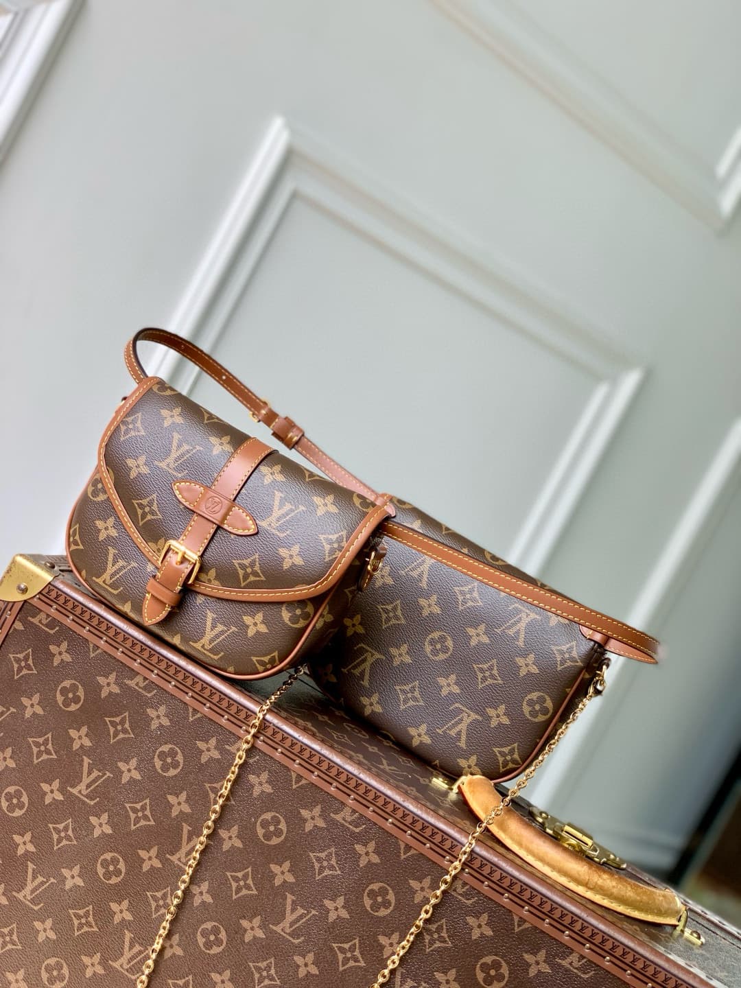 Louis Vuitton Duo BB Monogram Coated canvas M26592 High