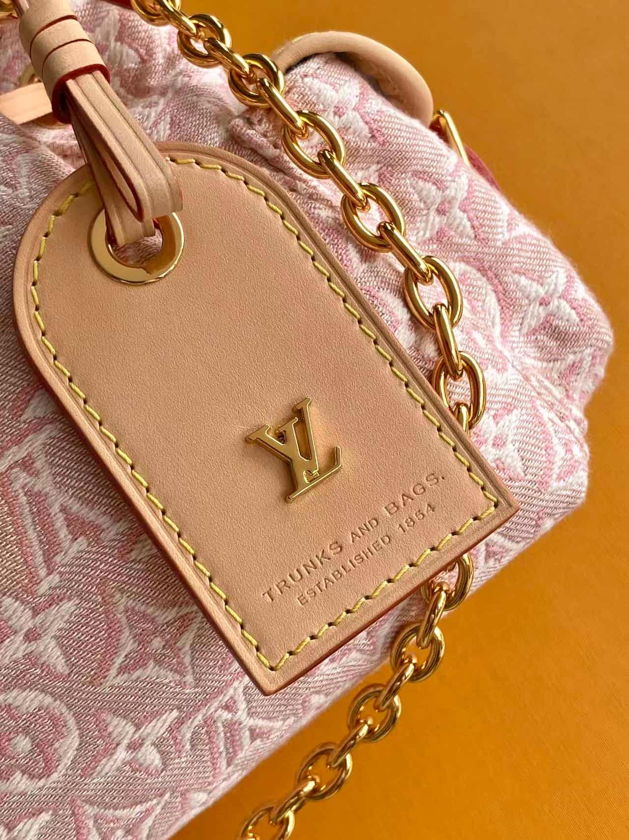 Louis Vuitton Odyssee PM Monogram Emblème Rose Ruban M29974 High
