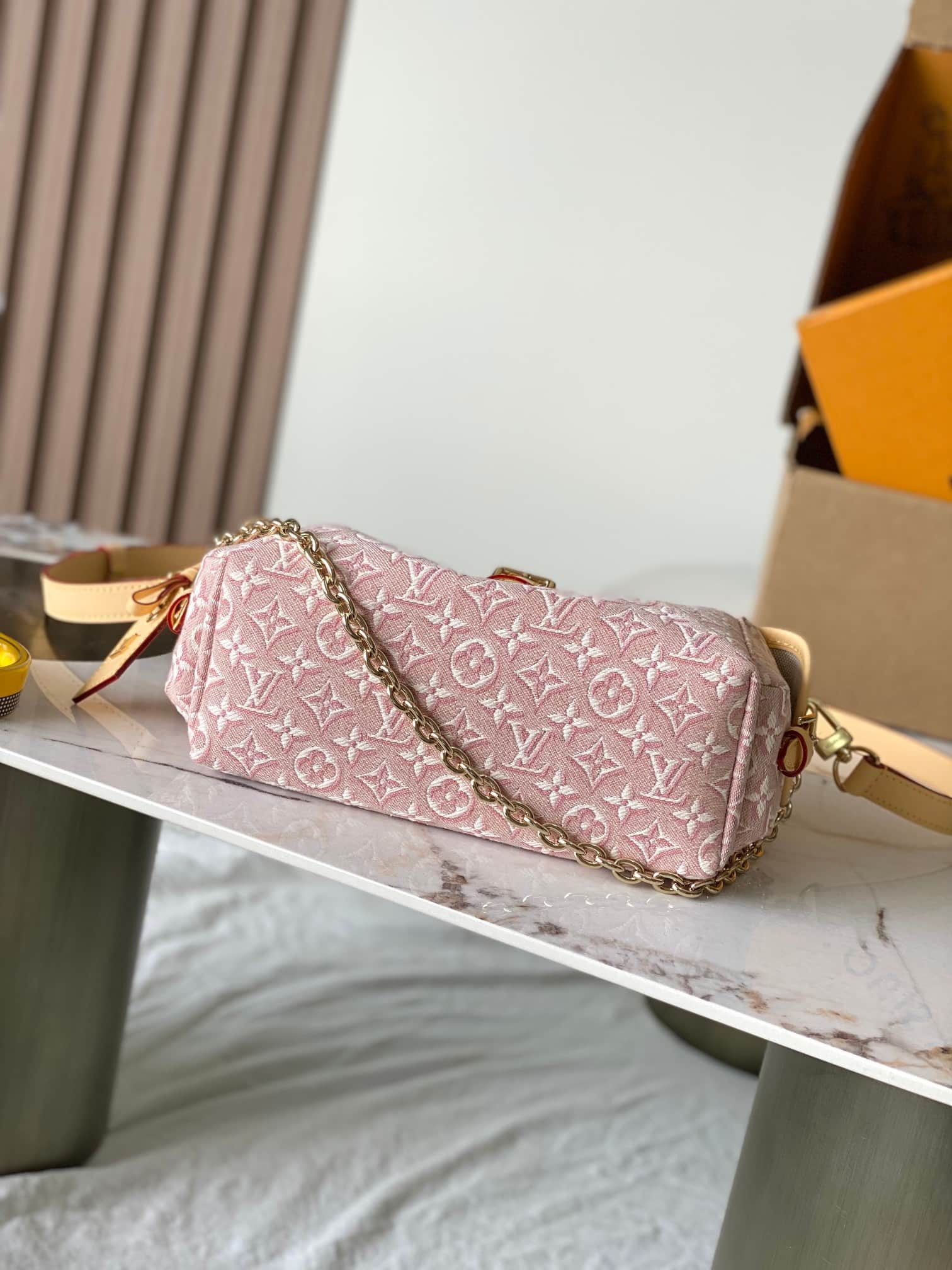 Louis Vuitton Odyssee PM Monogram Emblème Rose Ruban M29974 TOP