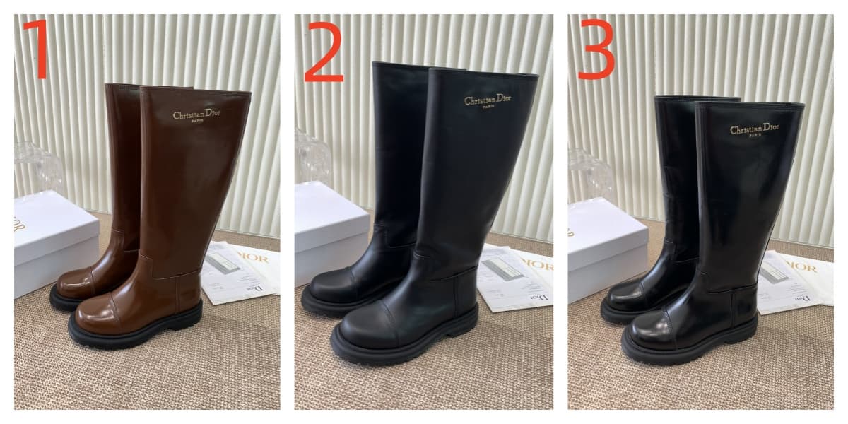 Dior Leather Boots Shoes Women