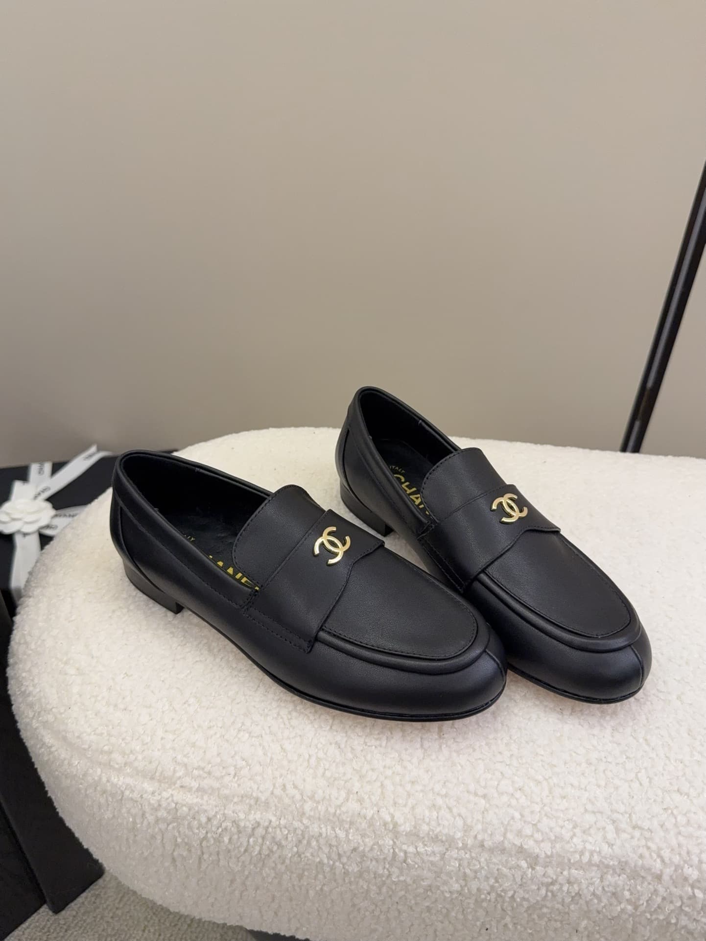 Chanel Moccasins Loafer Shoes Women