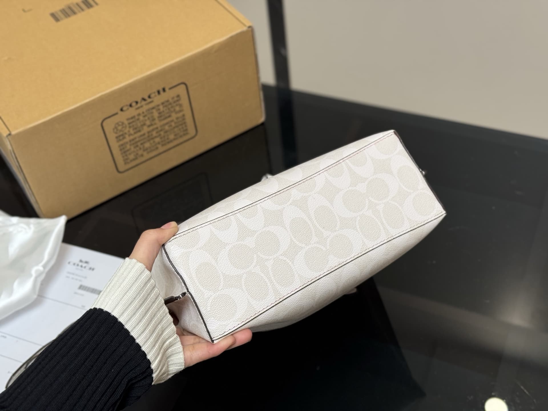 Coach Mollie Tote Bag In Signature Canvas