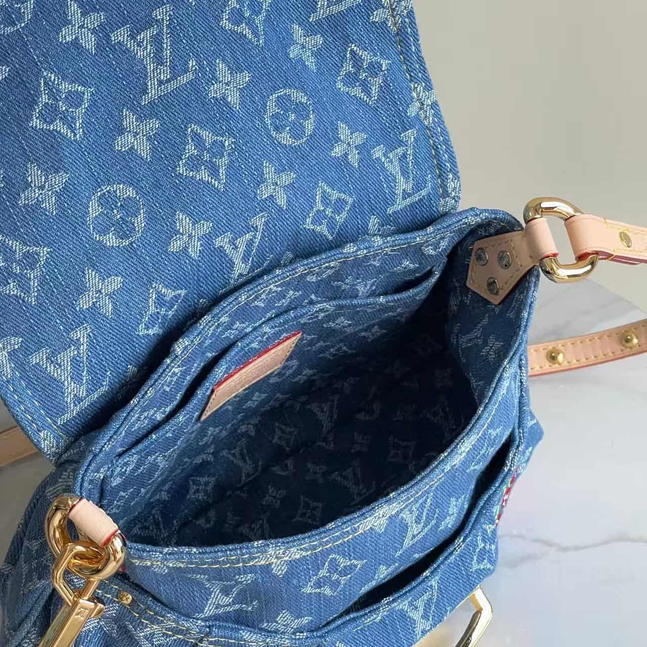 Louis Vuitton x Murakami Sunset Monogram cherry denim M13680 High