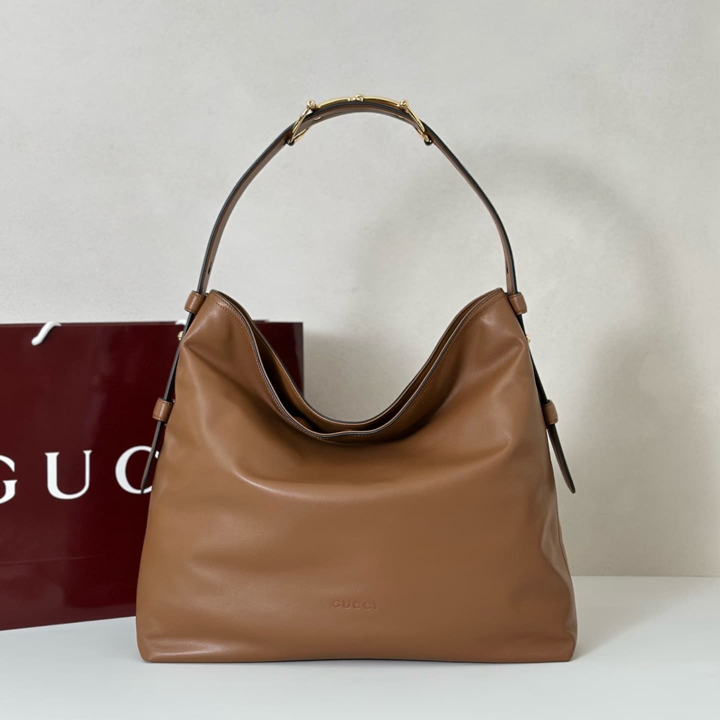 Gucci Beatrix large tote bag 850546 brown leather High