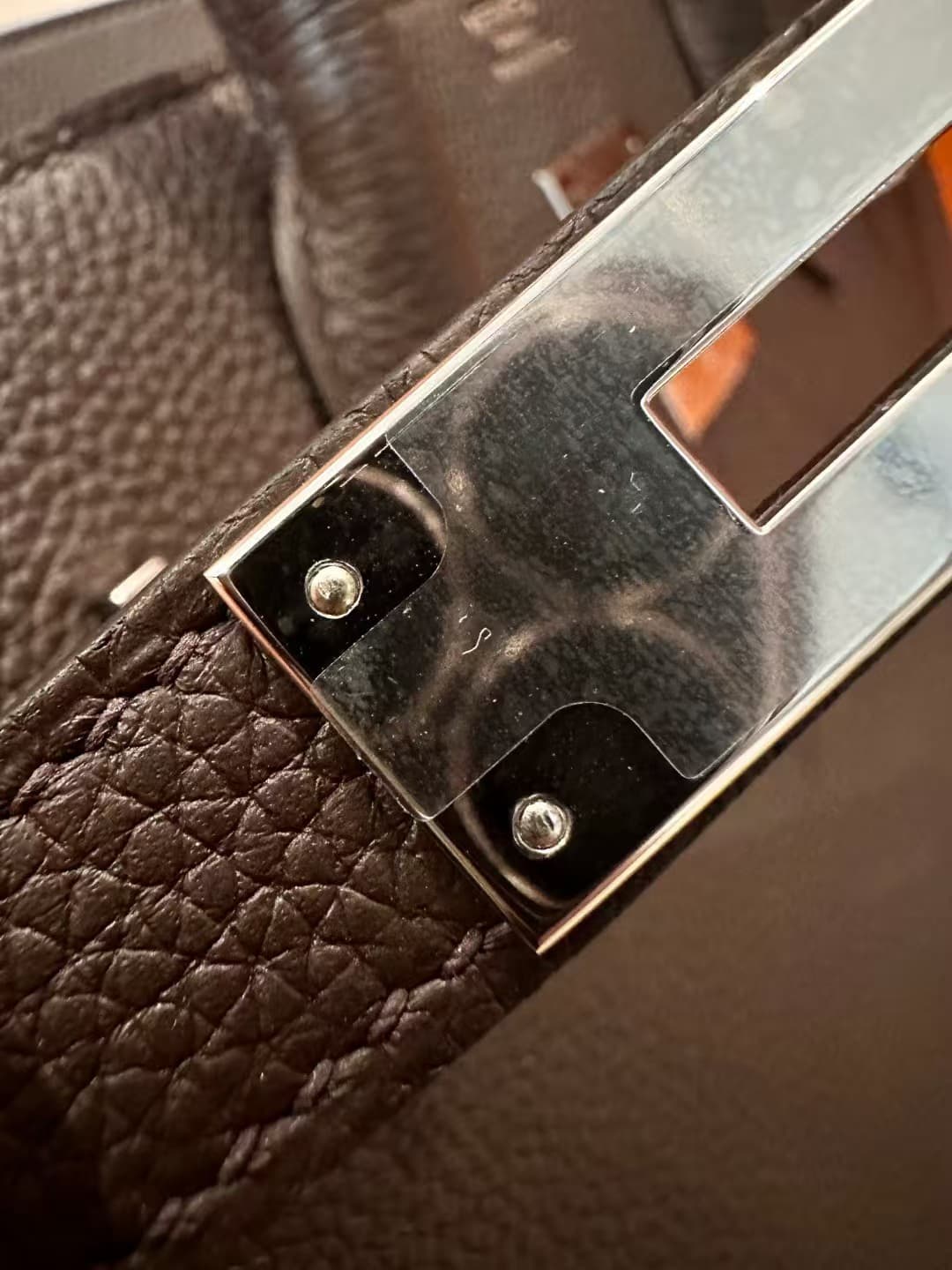 Hermes Birkin 25/30/35cm Bag Togo Leather In Ebene WAX High