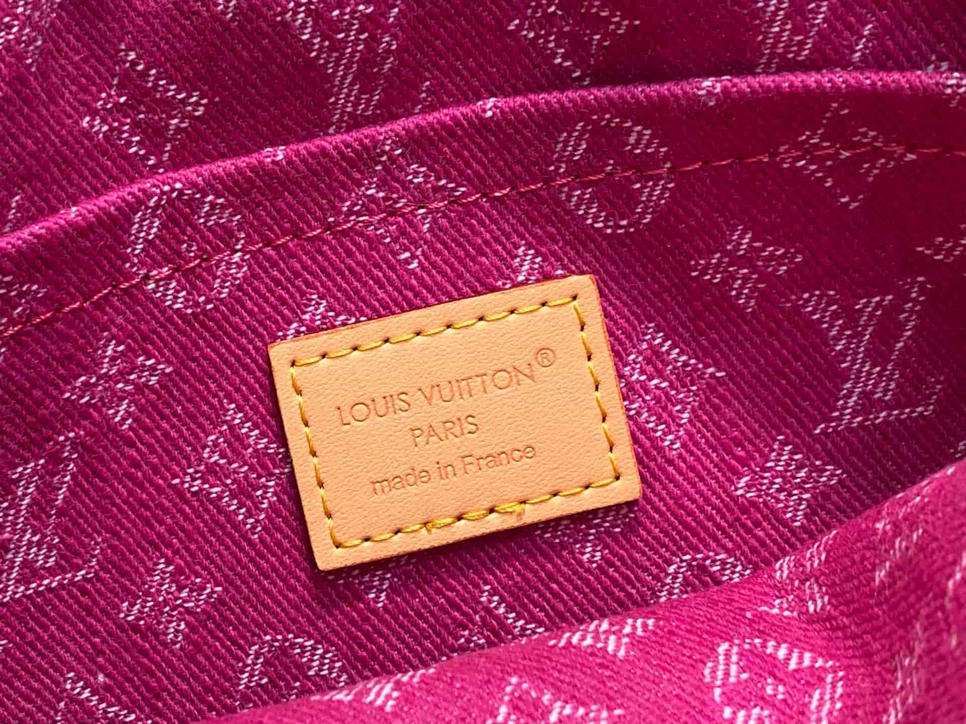 Louis Vuitton Sunset Monogram Fuchsia Denim M28291 High