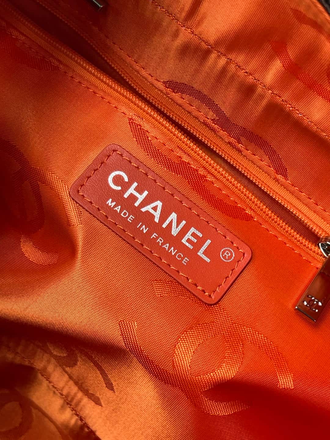 Chanel Cambon Ligne Bowler bag Calfskin & Silver-Tone Metal AS25171 Dark Brown High