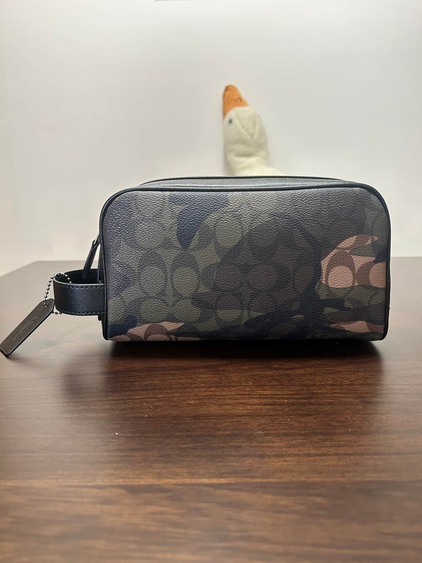 Coach Small Travel Kit in Signature Canvas with Camo Print High
