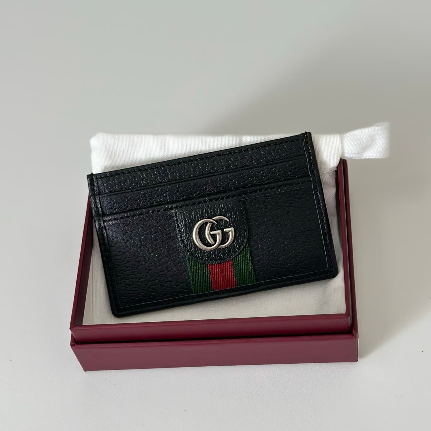 Gucci Ophidia card case wallet Black 834795 High