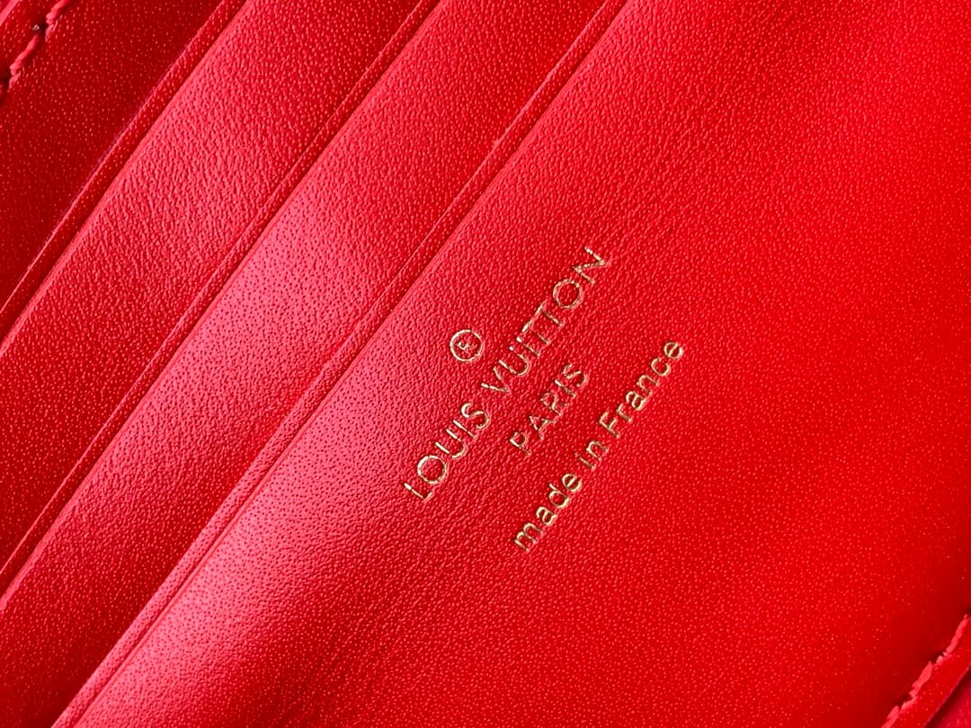 Louis Vuitton Wallet On Chain Capucines Lipstick Red Calf leather M12405 High