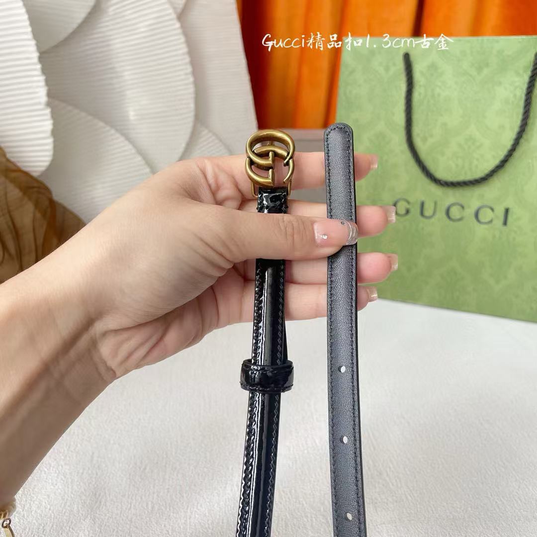 Gucci GG belt with Double G buckle 13mm