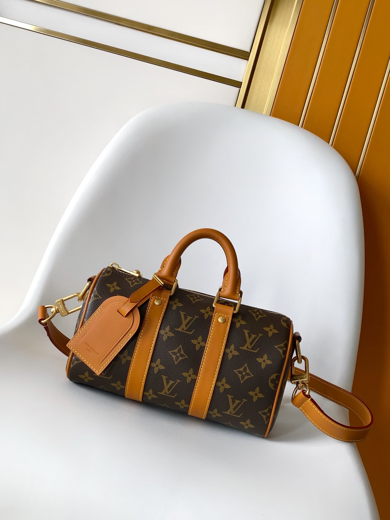 Louis Vuitton Keepall Bandoulière 25 Monogram Archive coated canvas M28957 High