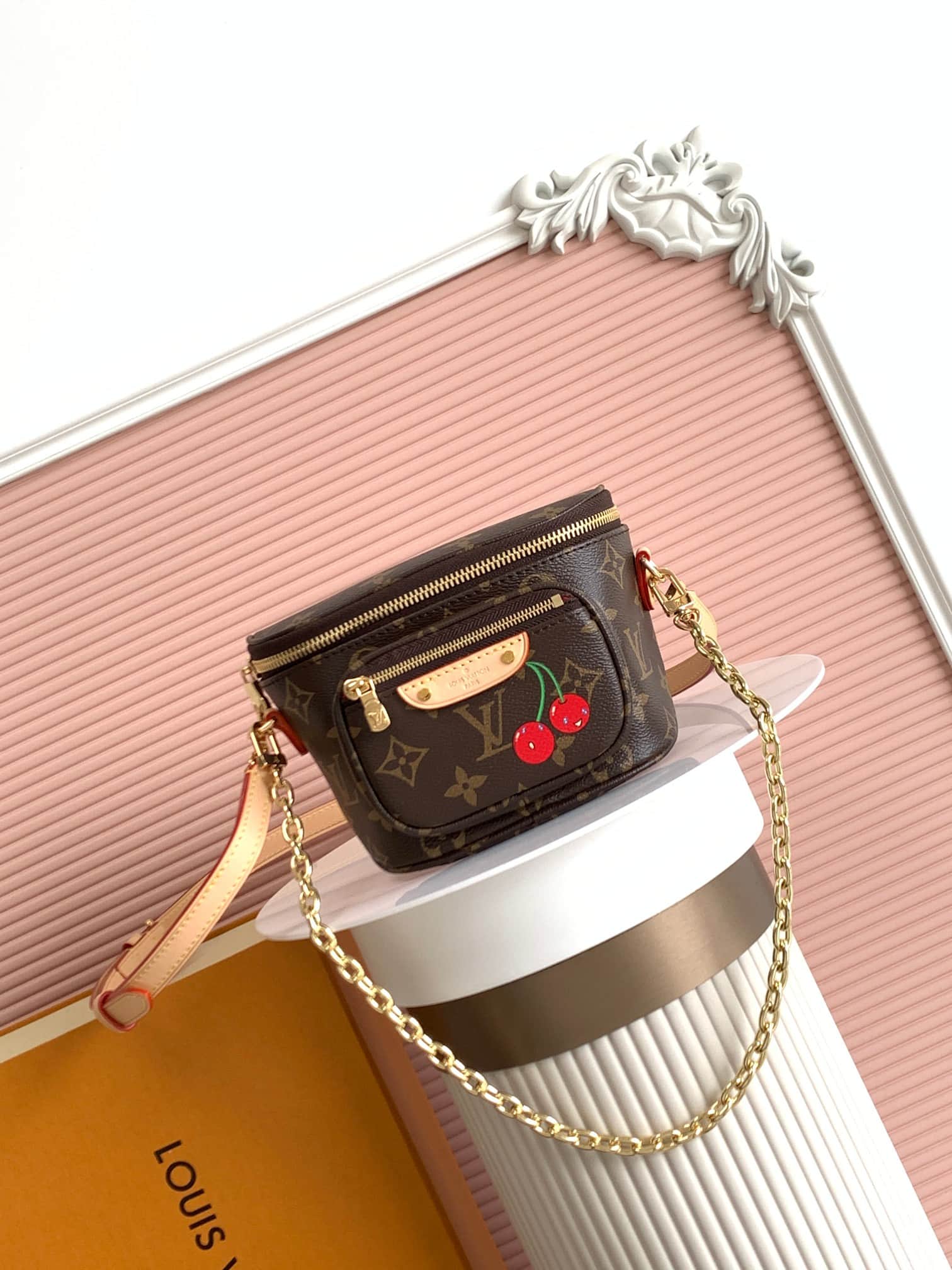 Louis Vuitton x Takashi Murakami Monogram Cerises Mini Bumbag  M13449 High