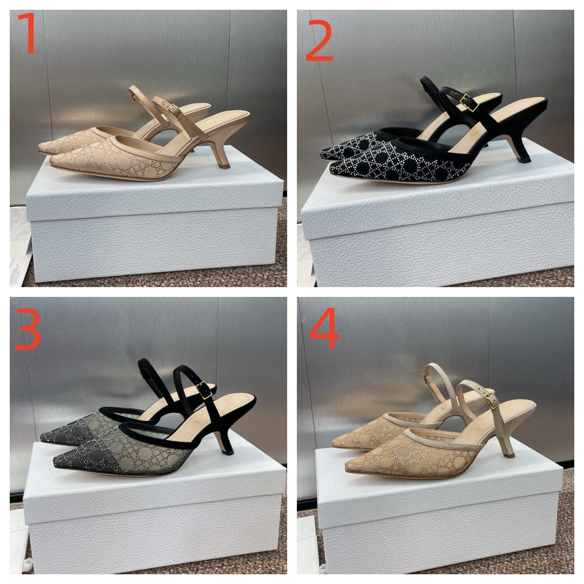 Dior Capture Heeled Mule shoes Low Women