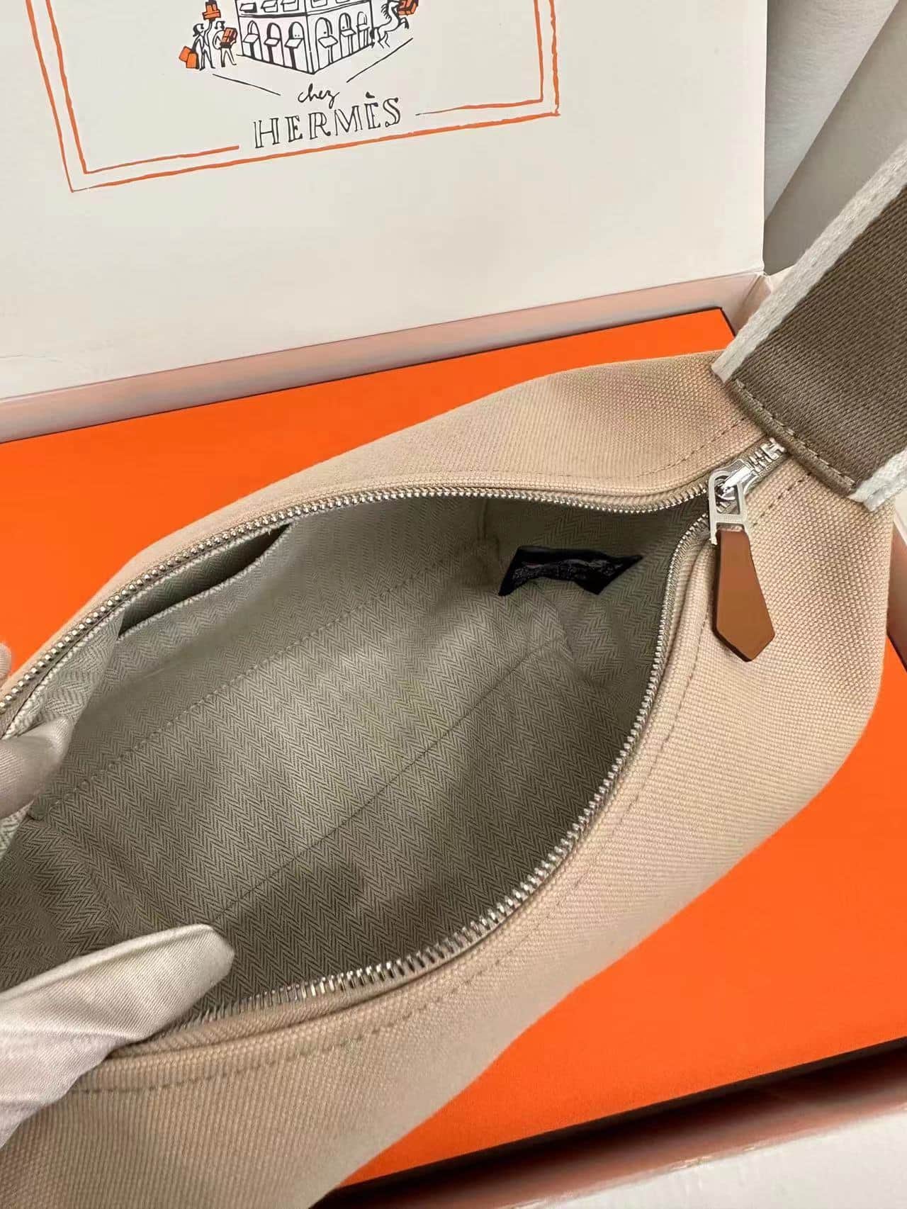 Hermes Bride-a-Brac Travel Case Small/Large Model Beige High